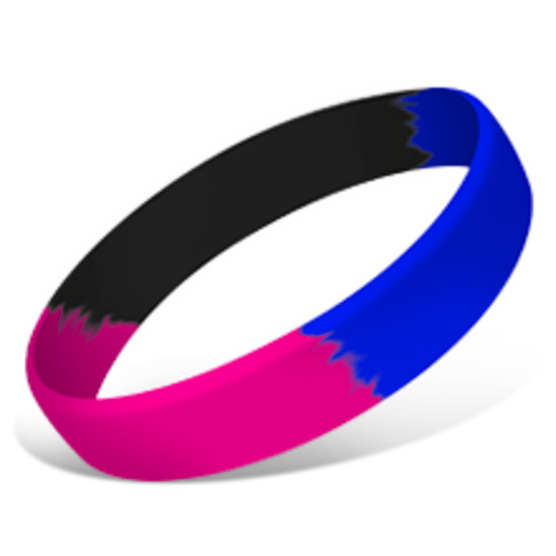 1 Inch Full Color Printed Wristbands 245