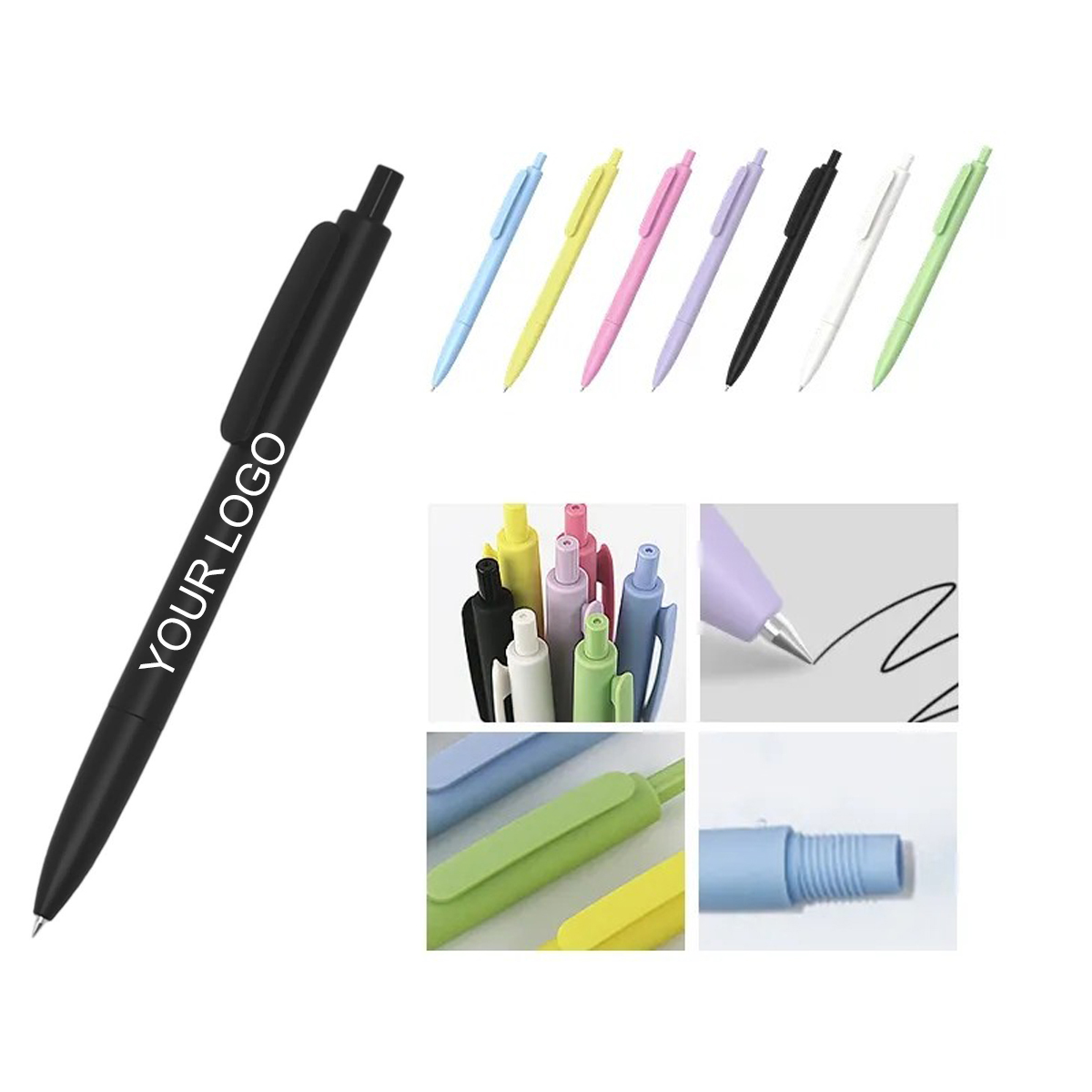 Plastic Ballpoint Pen with Custom Logo for Promotional Events 5