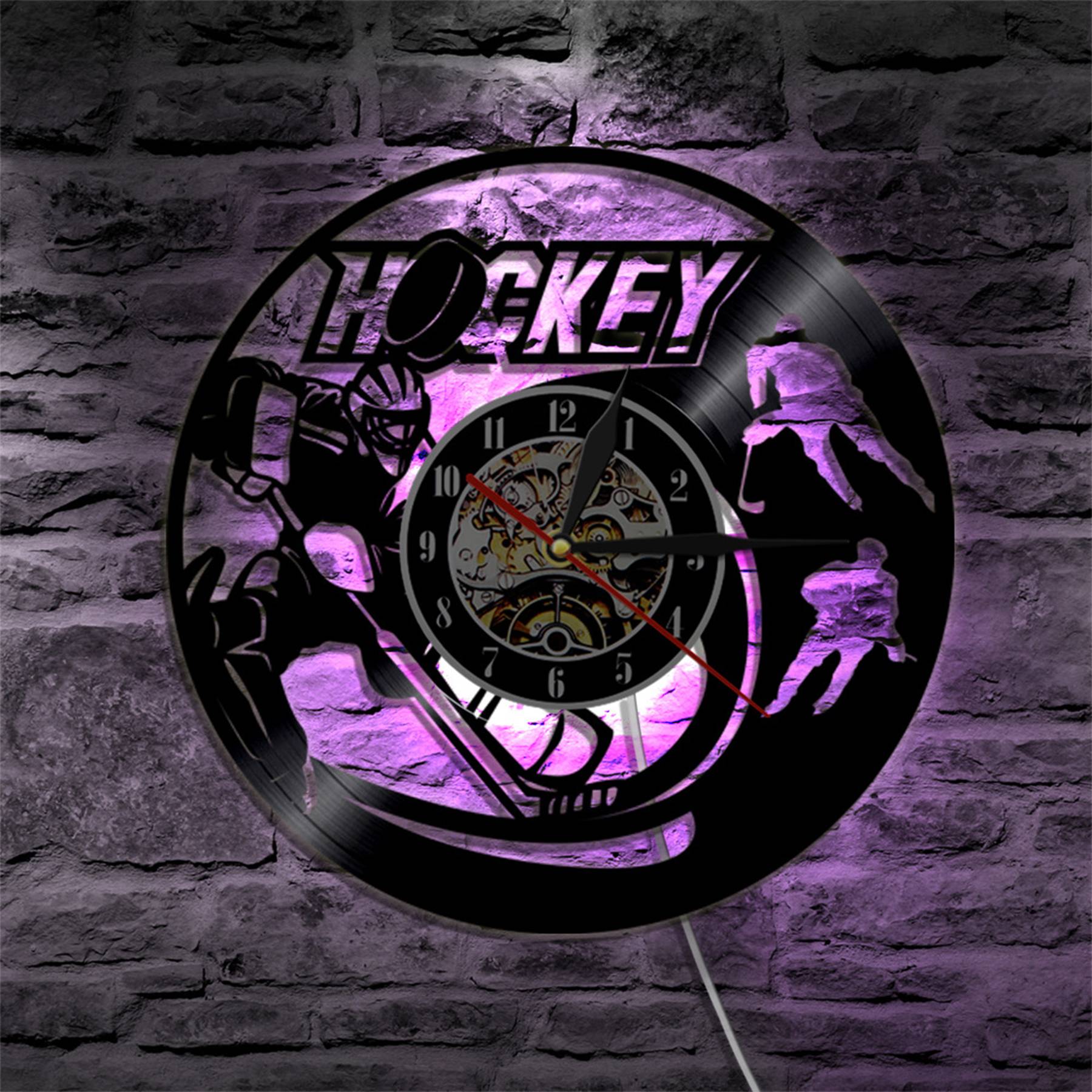 Plastic Retro nostalgic wall clock 7