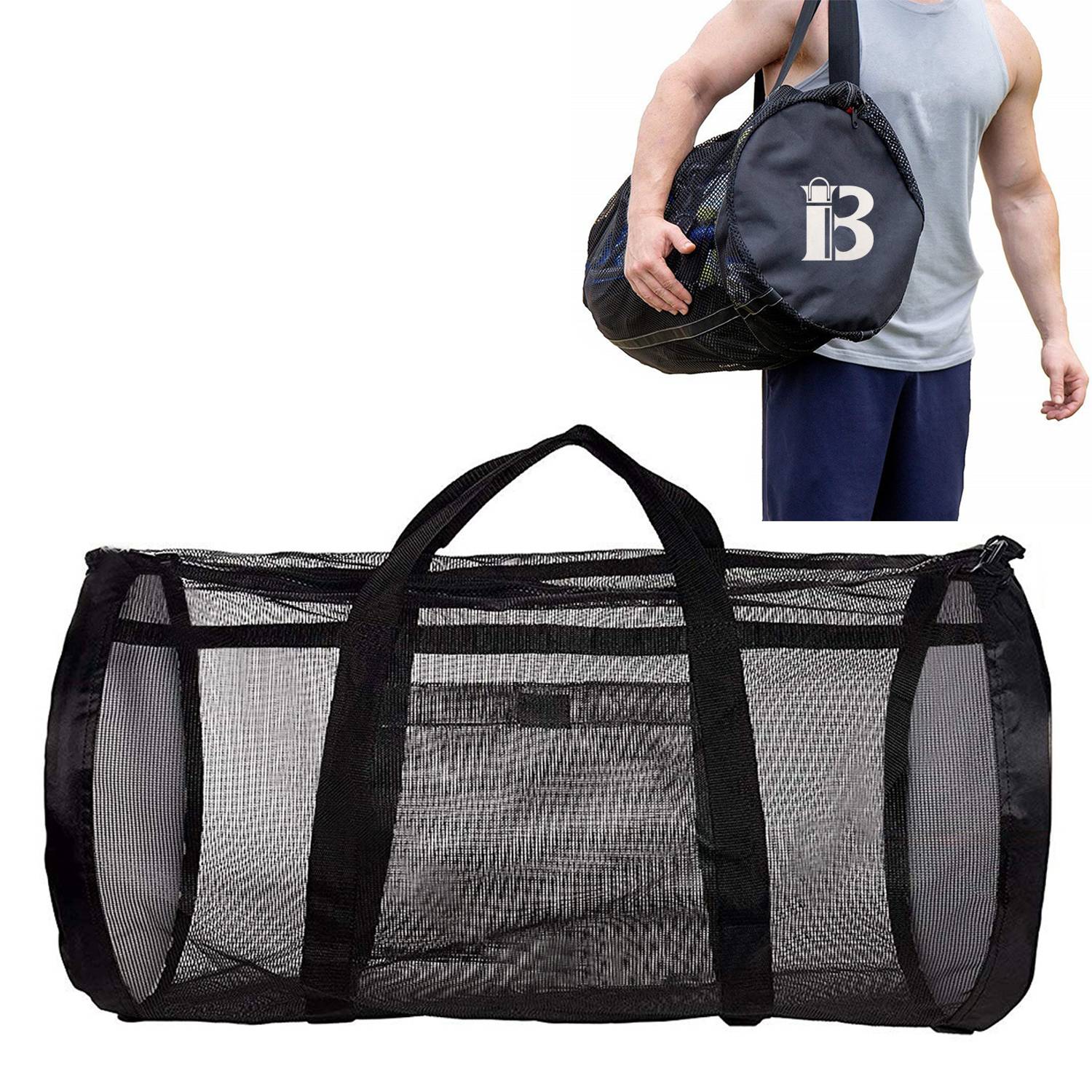 Mesh Dive Duffel Bag For Scuba Or Snorkeling 2