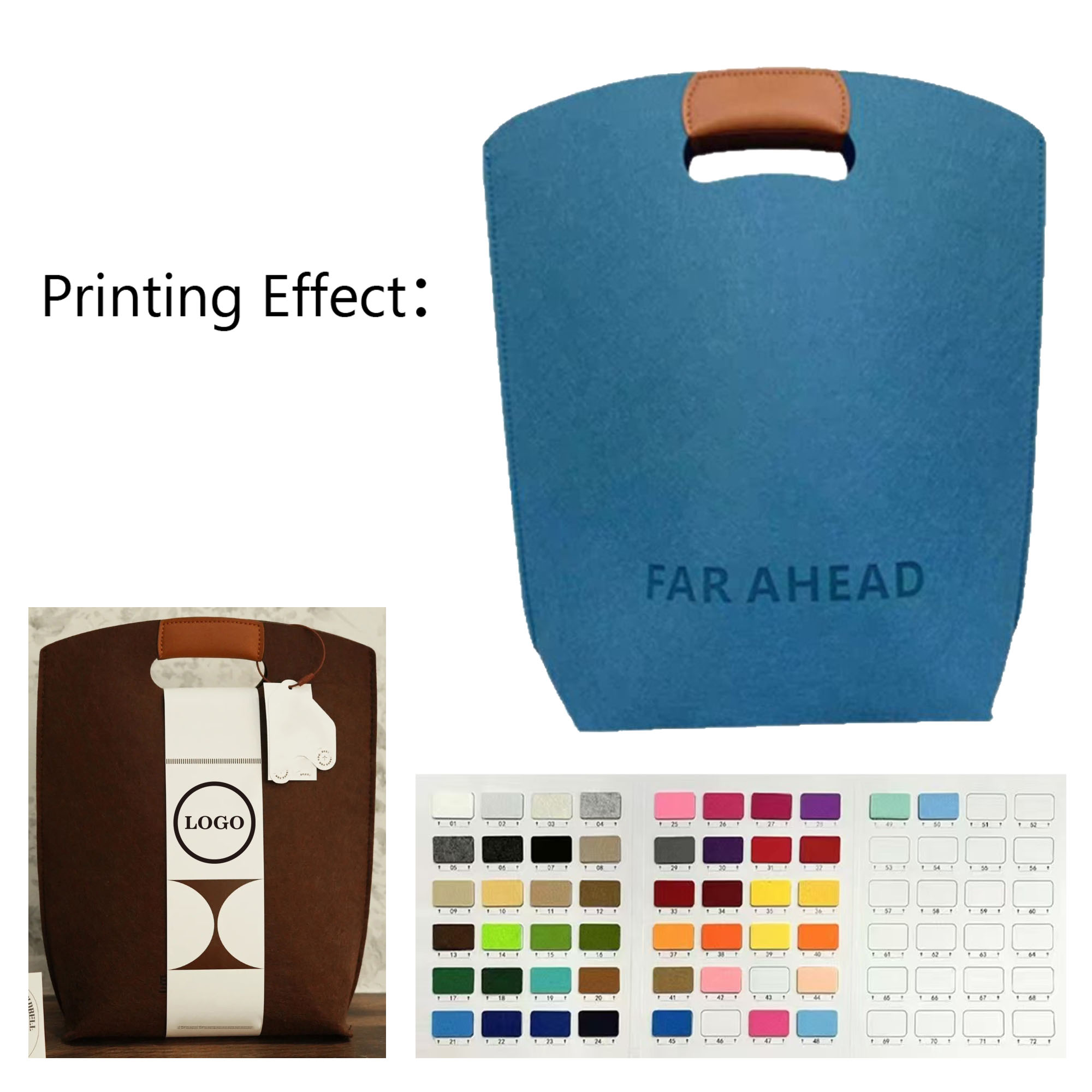 Felt Portable Document Bag 2