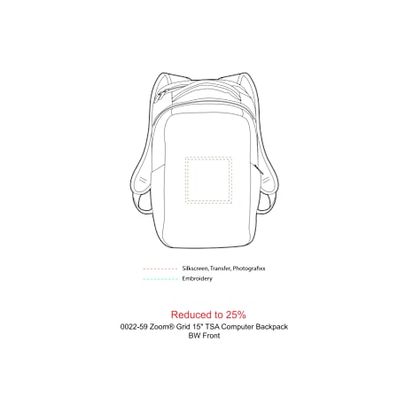 Zoom Grid 15" TSA Computer Backpack 77