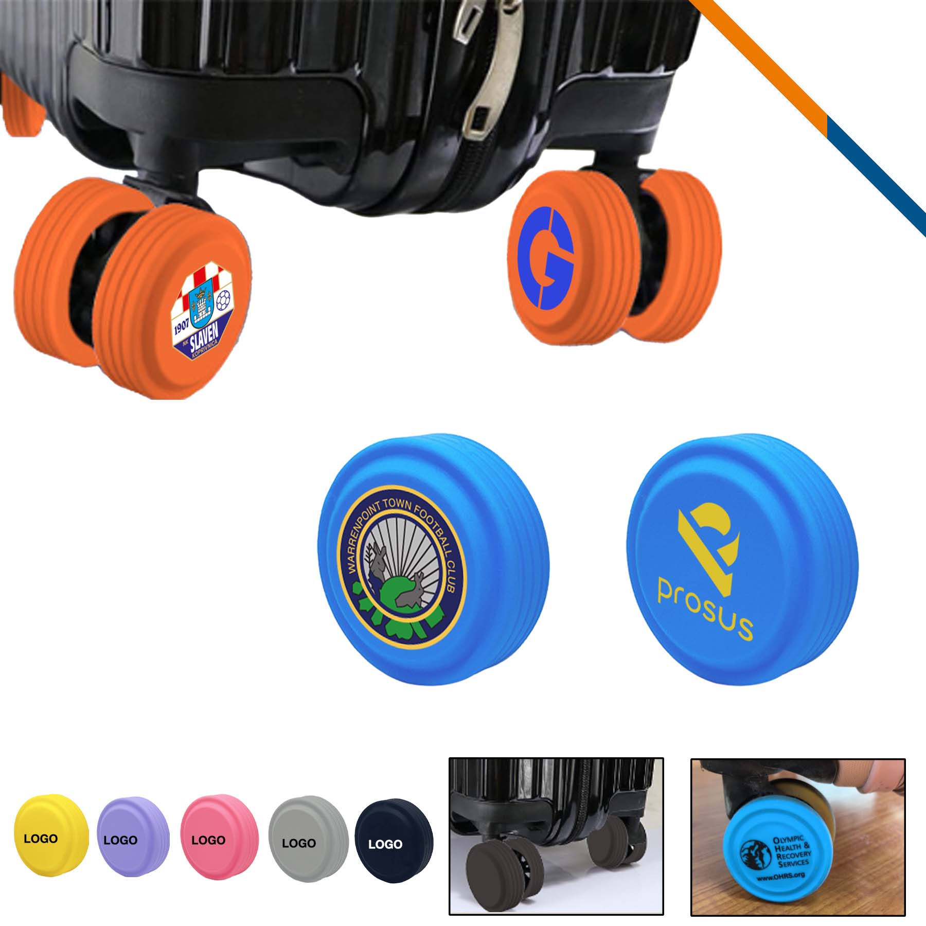 Crucast Luggage Wheel Cover 8