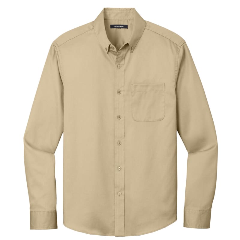 Port Authority Long Sleeve SuperPro React Twill Shirt. 46
