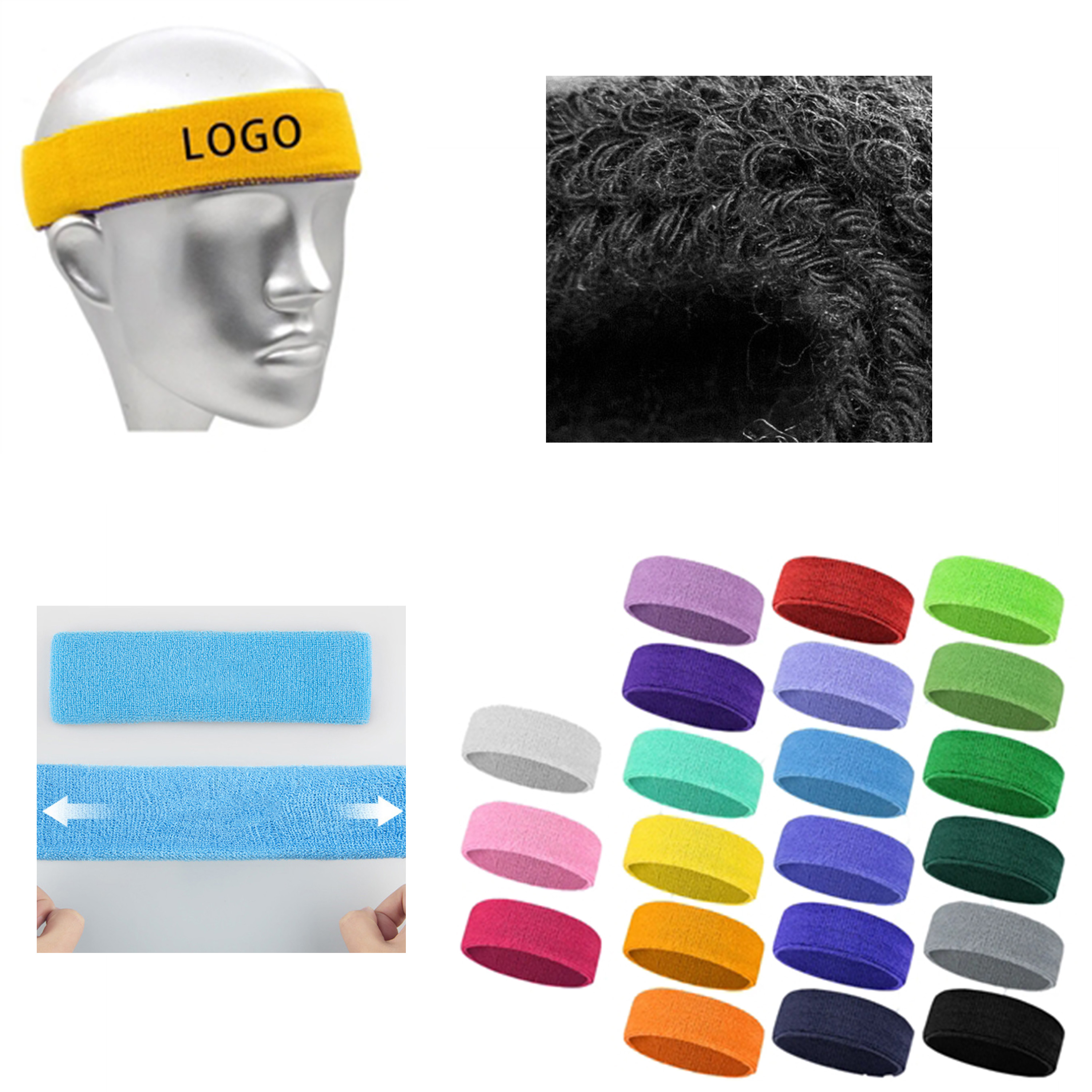 Comfortable Sports Wicking Custom Head Towel 2