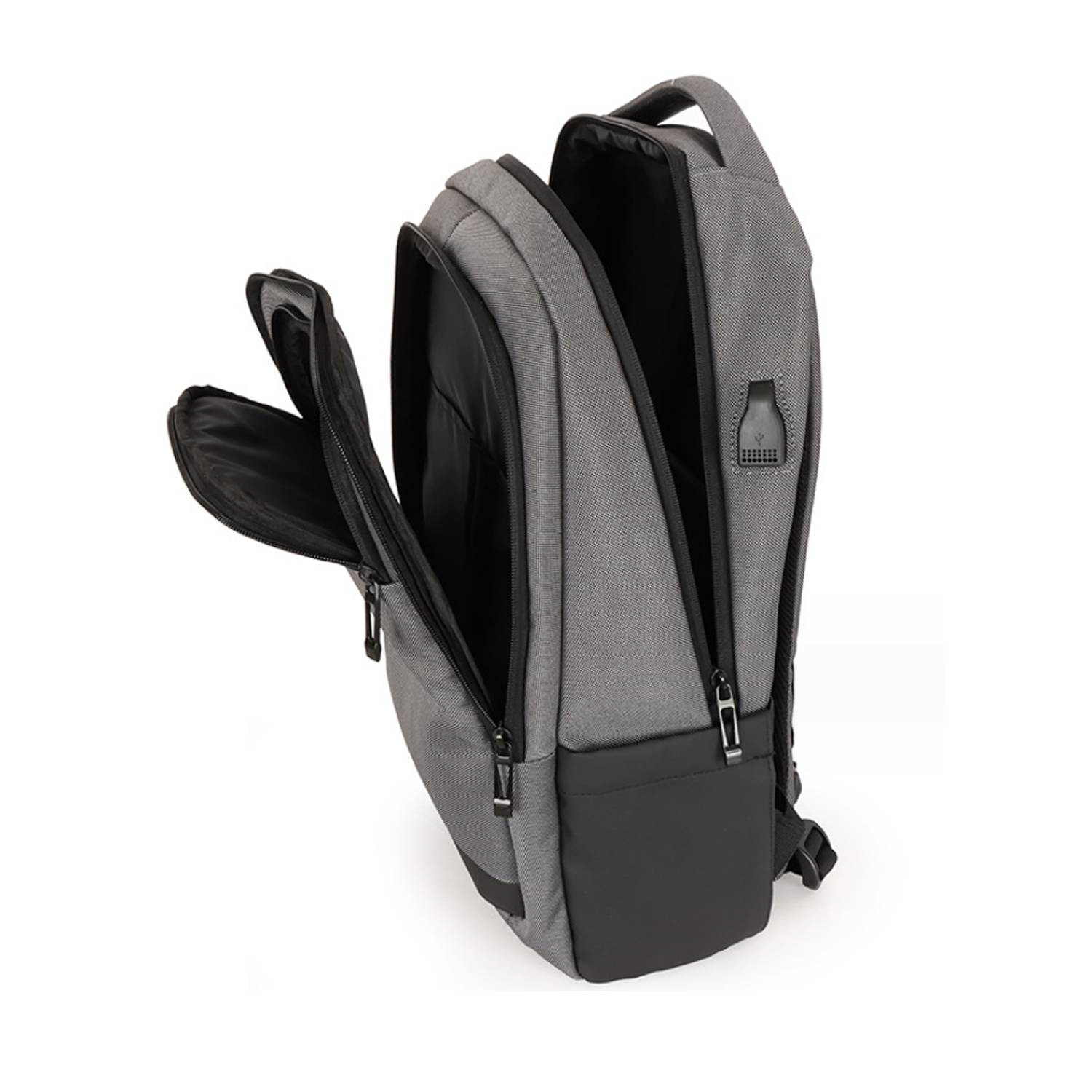 Leisure Oxford Computer Backpack With Usb Charging Port 3