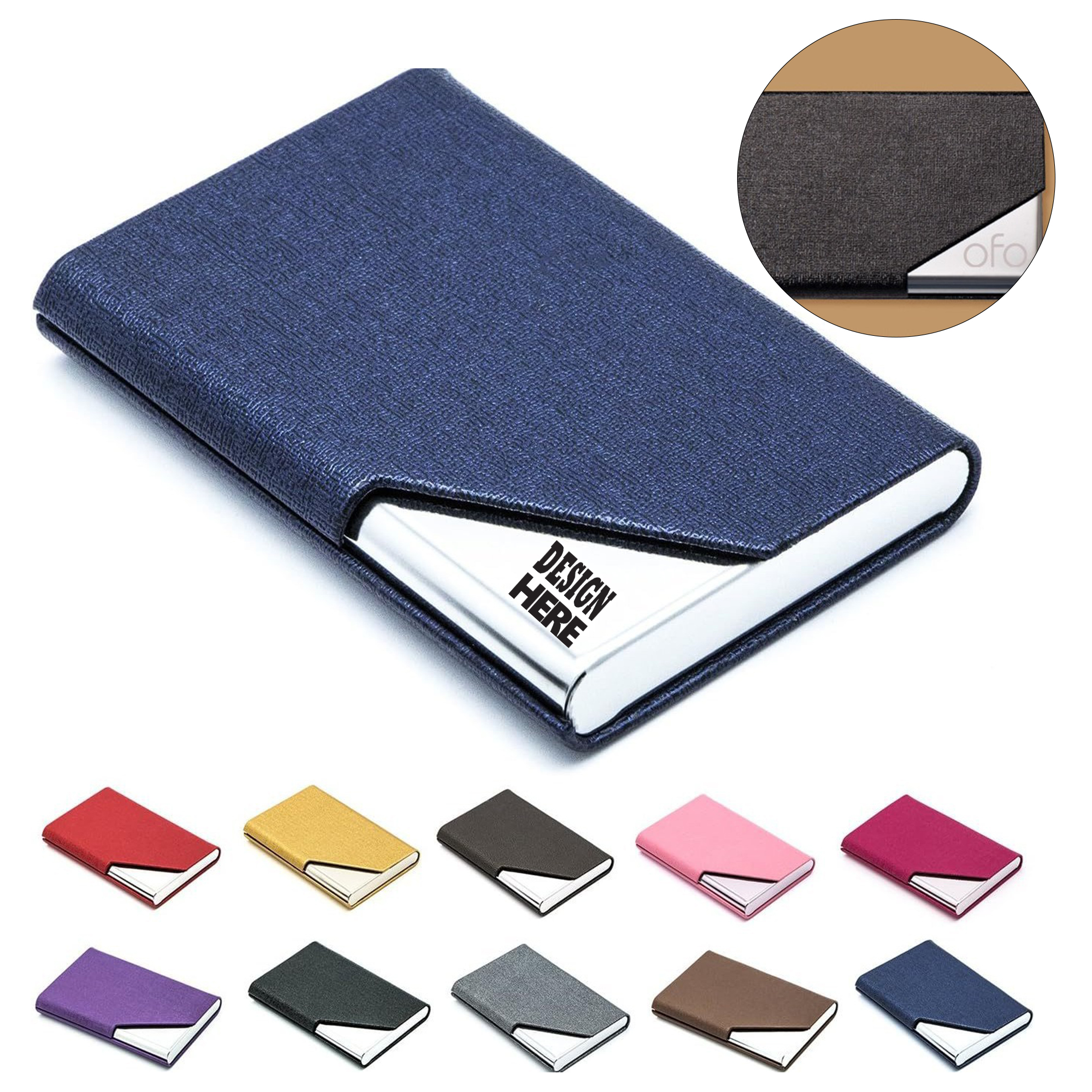 Stainless Steel Aluminum Business Card Holder 3