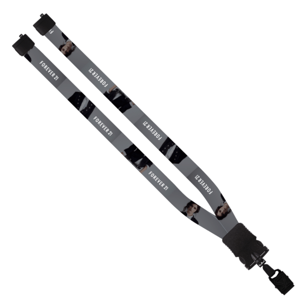 3/4" Dye-Sublimated Waffle Weave Lanyard 26