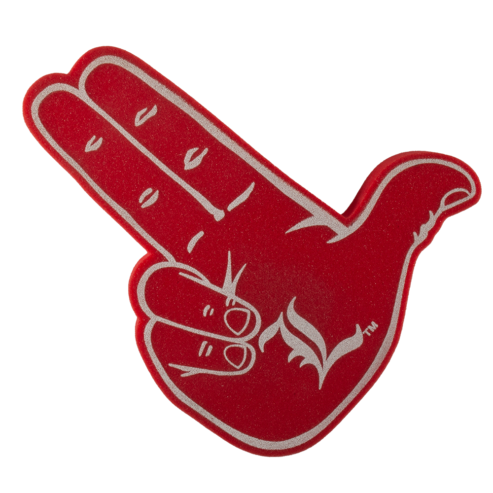 18" Double Finger Foam Mitt 7