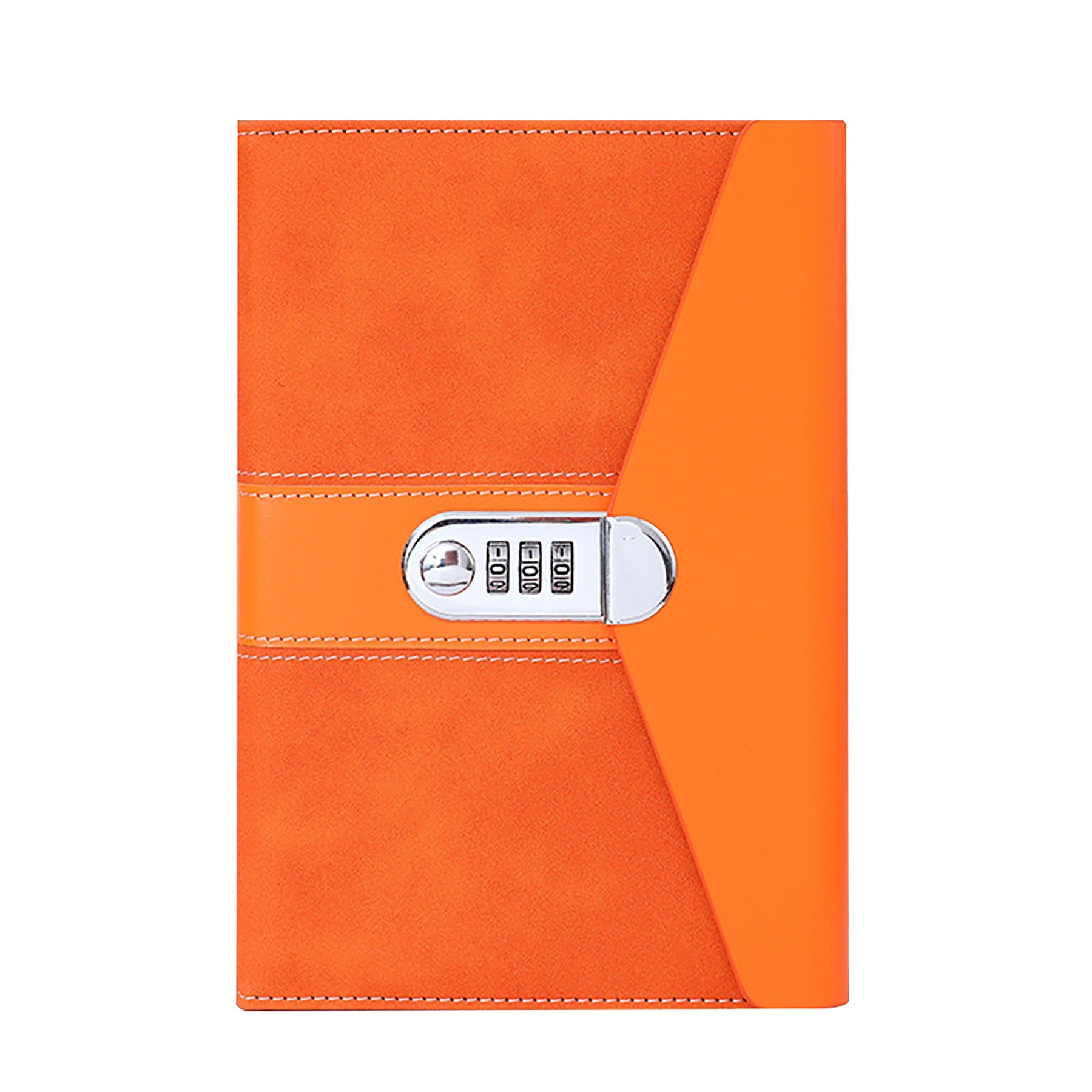 Leather Password Locking Notebook 4