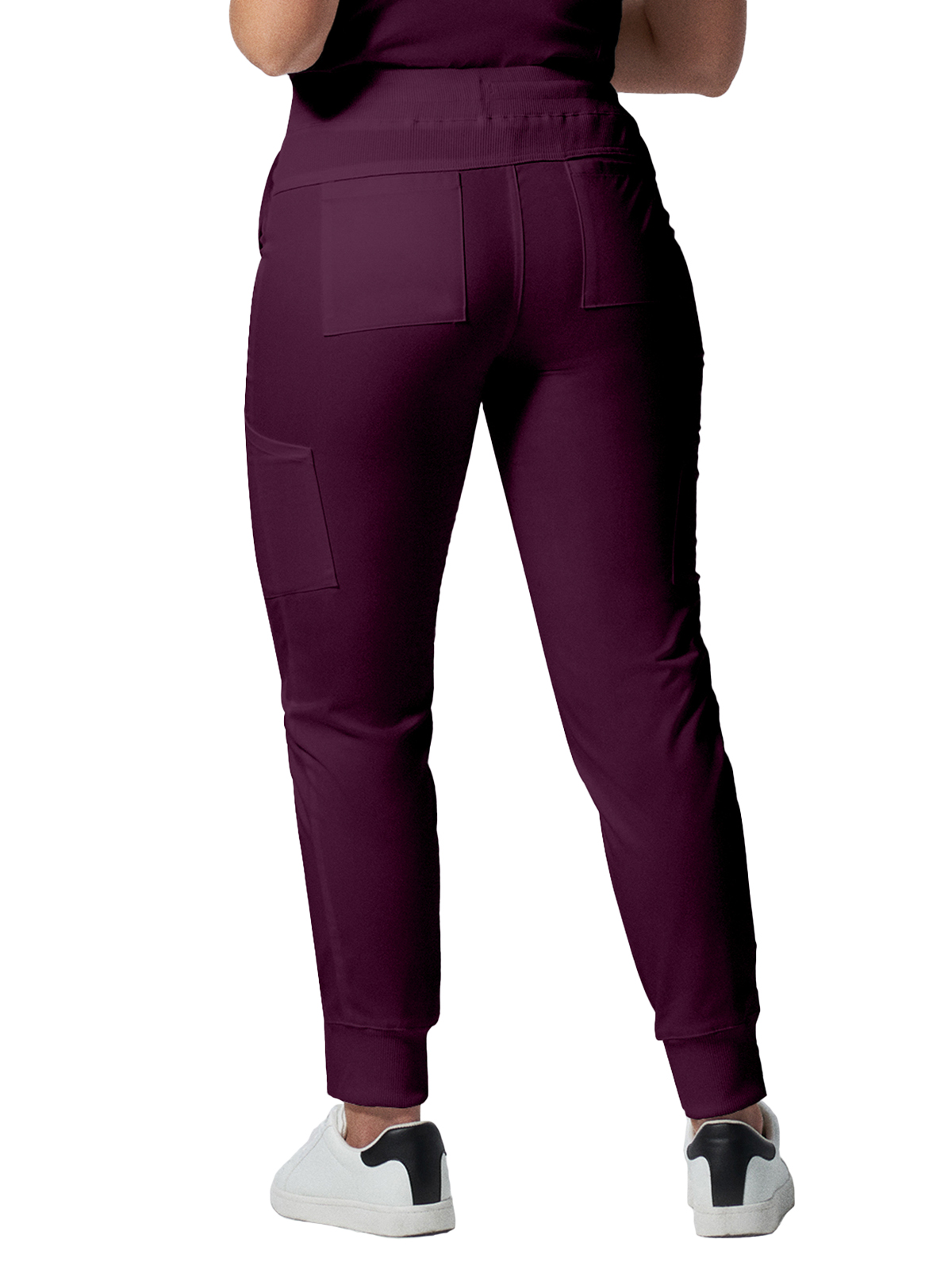 Landau - ProFlex - Women's Six-Pocket Mid-Rise Elastic-Back Waist Jogger Pant 16