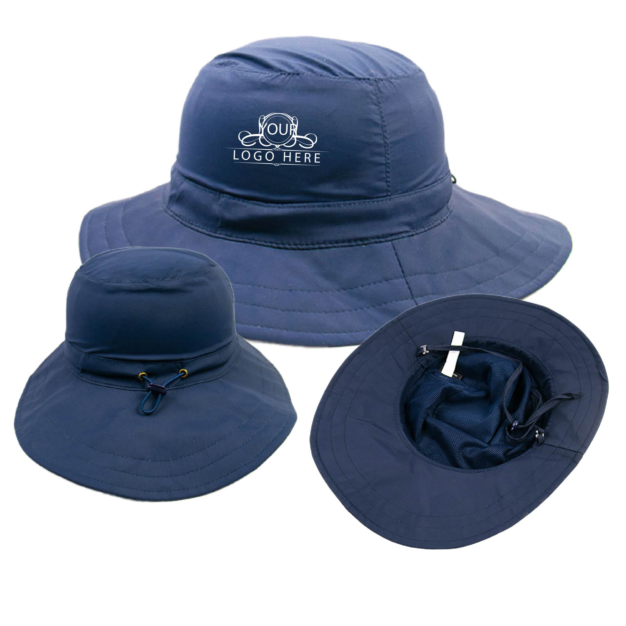 Dry Sun Blocker Boonie Cap w/Chin Strap 2