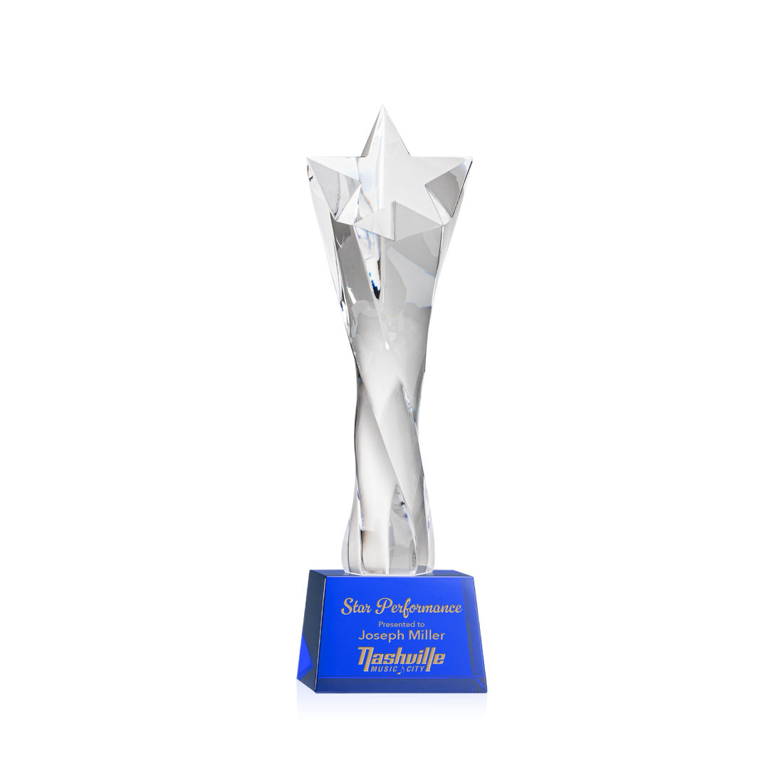 Arlington Star Award on Robson Base - Blue 5