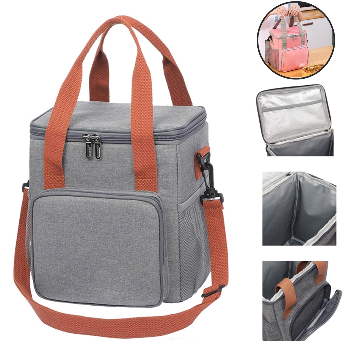 Insulated Cooler Lunch Bag 3