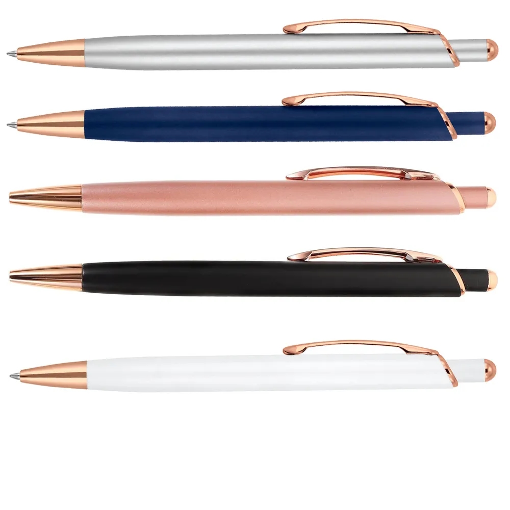 Monty Metal Pen with Rose Gold trim 4