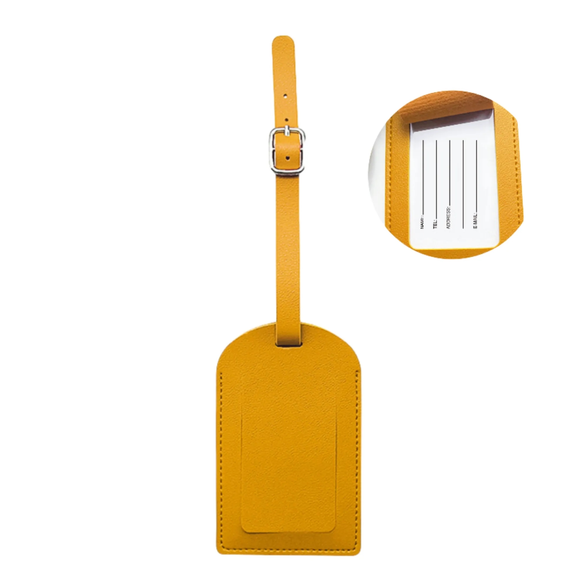 Dual Flip Multifunctional Thickened PU Luggage Tag 10