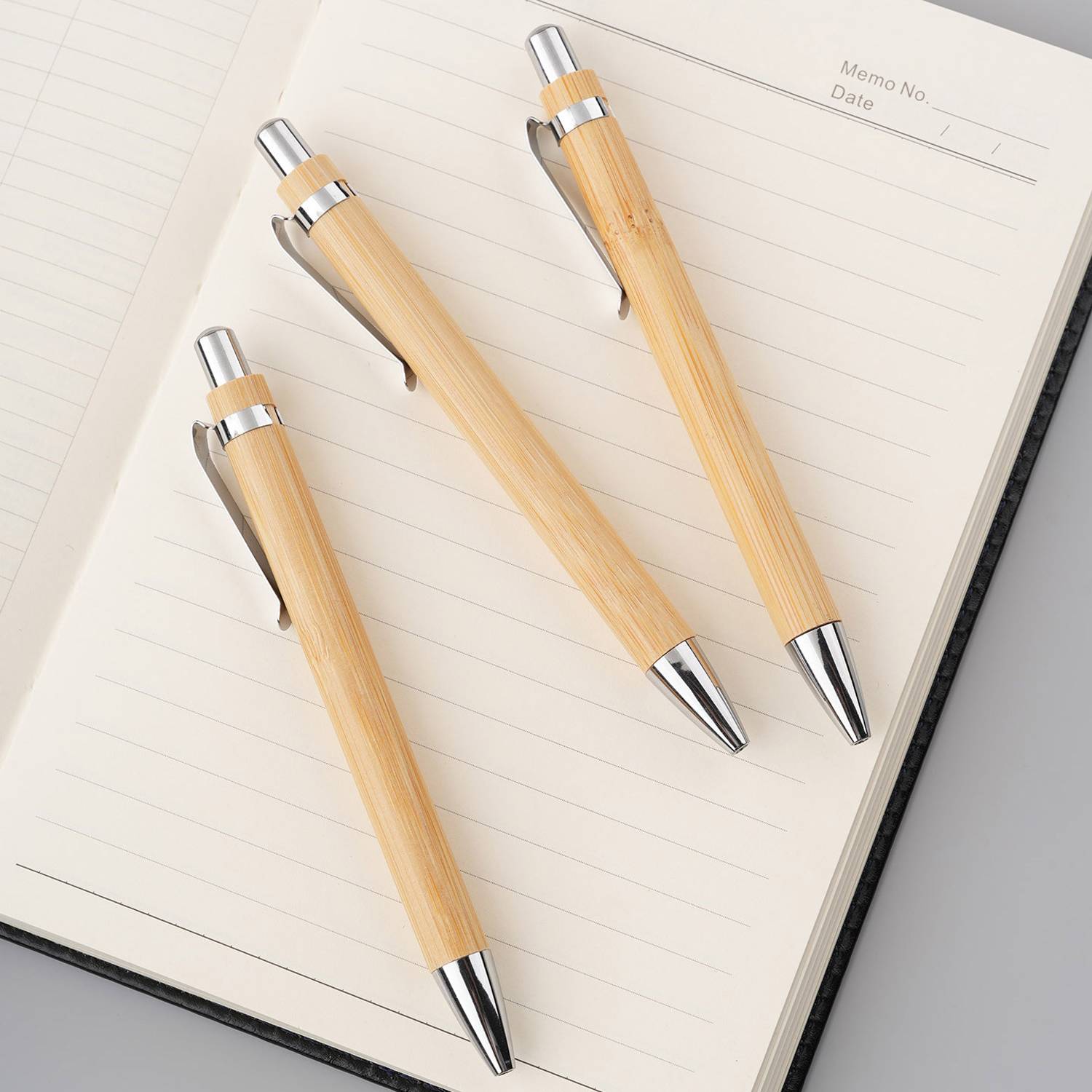 Bamboo Sustainable Retractable Ballpoint Pen 8