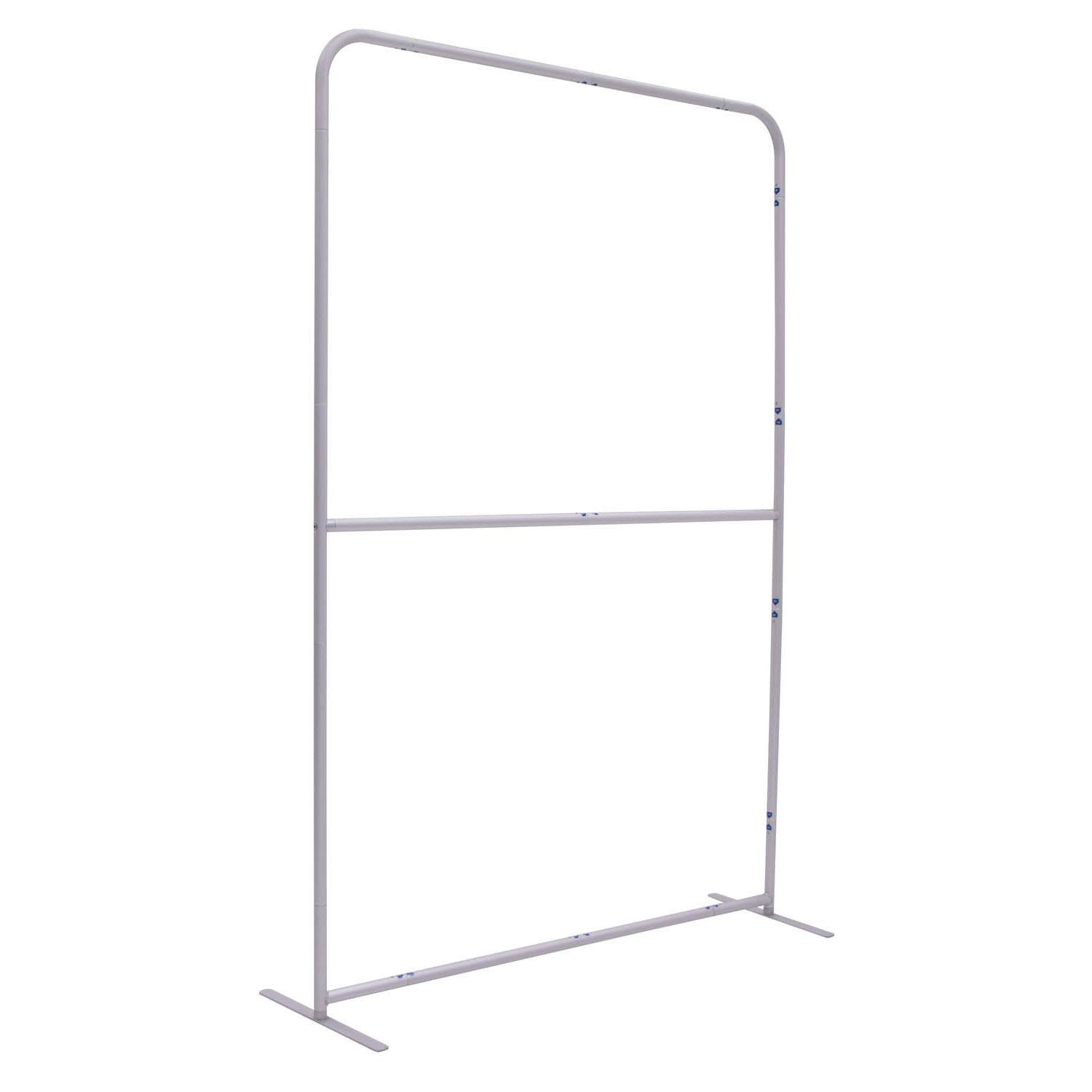 5'W x 90"H EuroFit Straight Wall Hardware