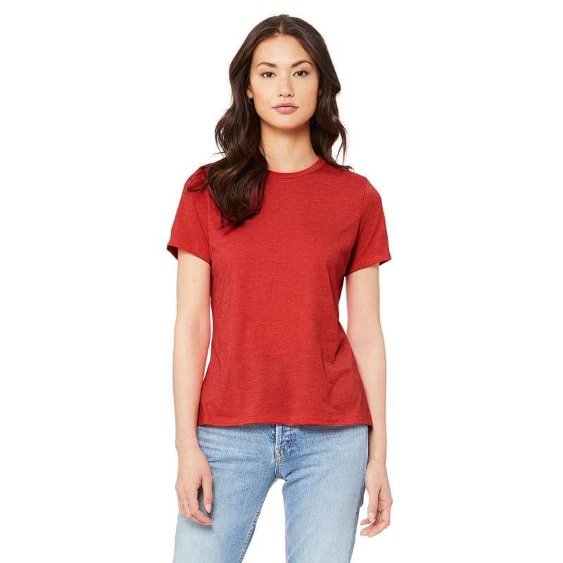 Bella + Canvas Ladies' Relaxed Heather CVC Short-Sleeve T-Shirt 25