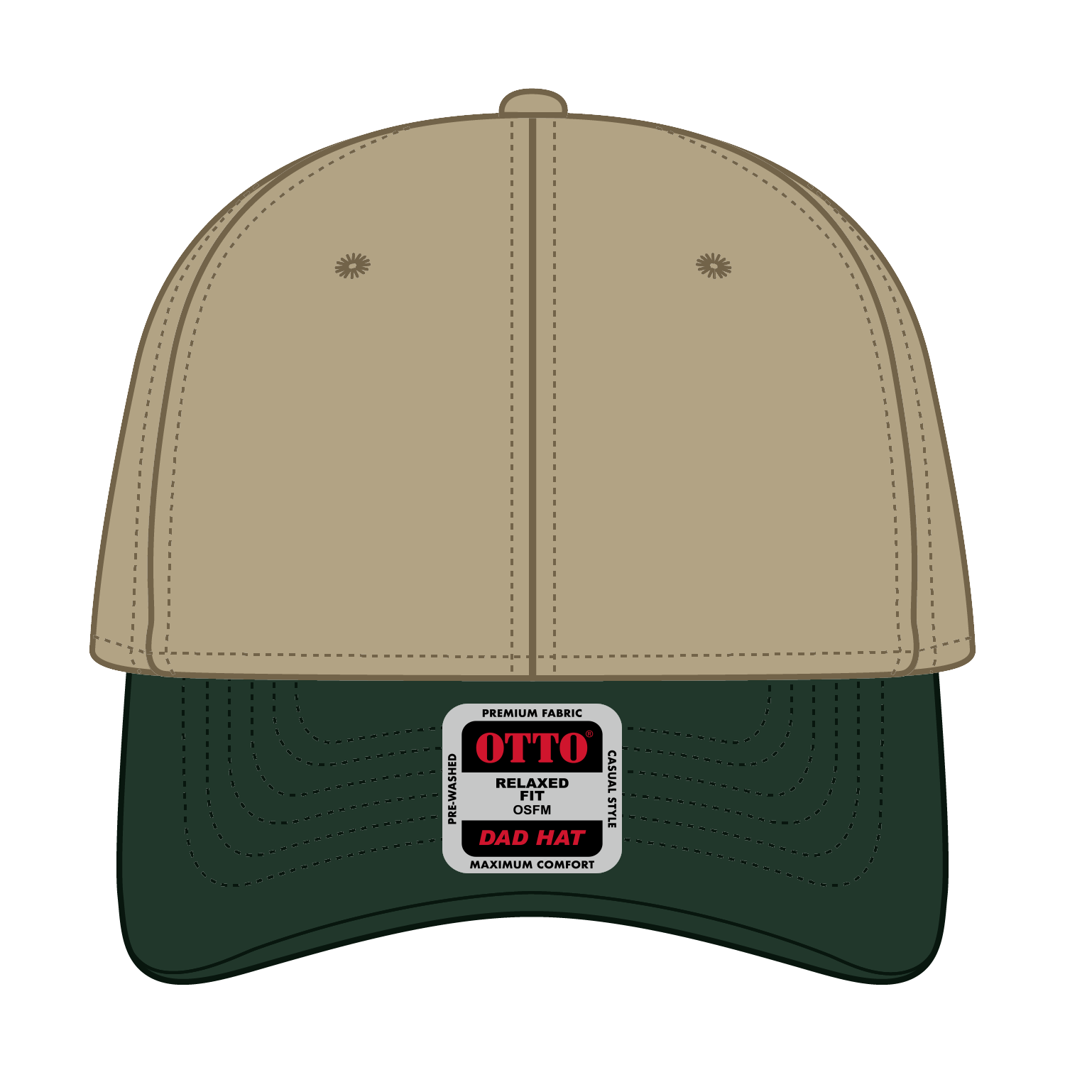 OTTO CAP® 6 Panel Low Profile Dad Hat 36