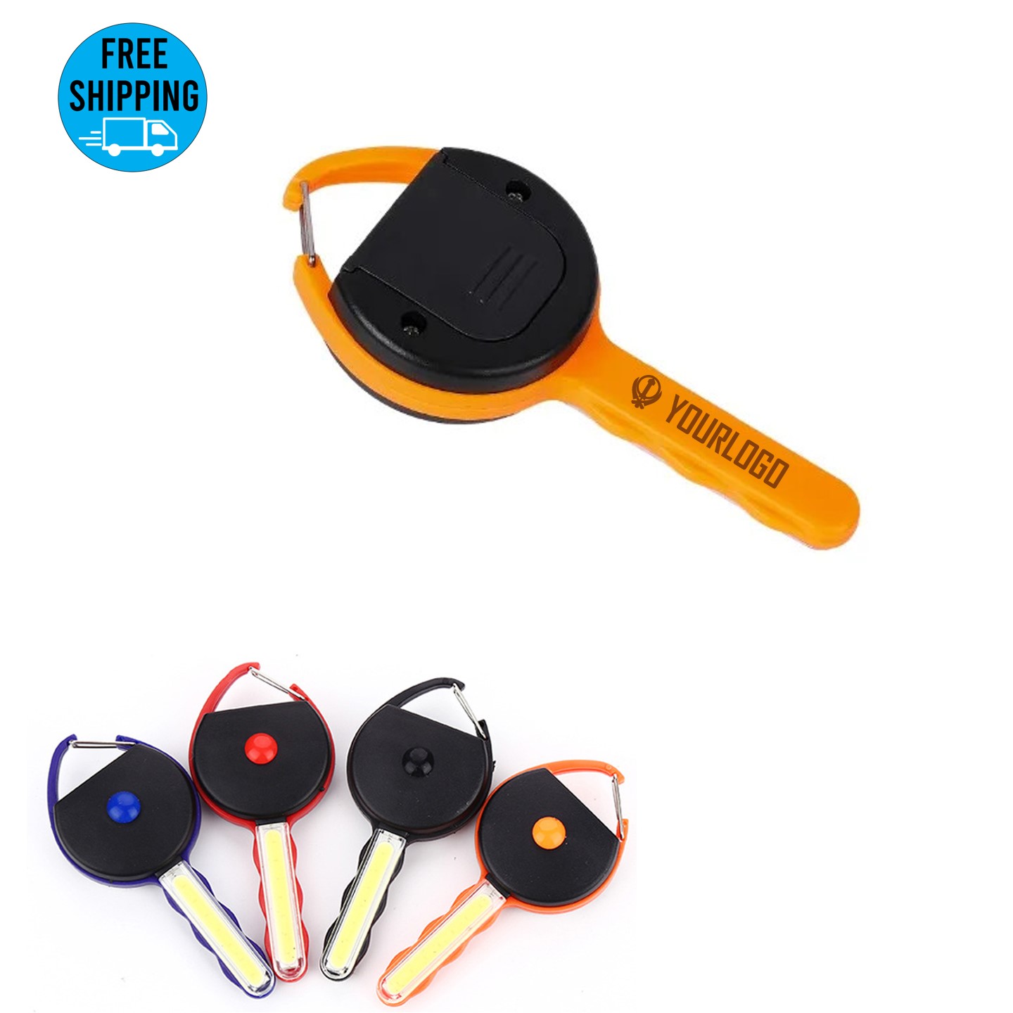 COB Carabiners Pocket Torch Light 5