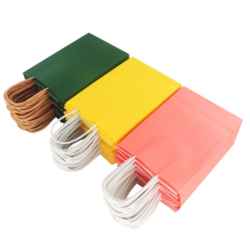 Coloured Kraft Paper Tote Bag 1