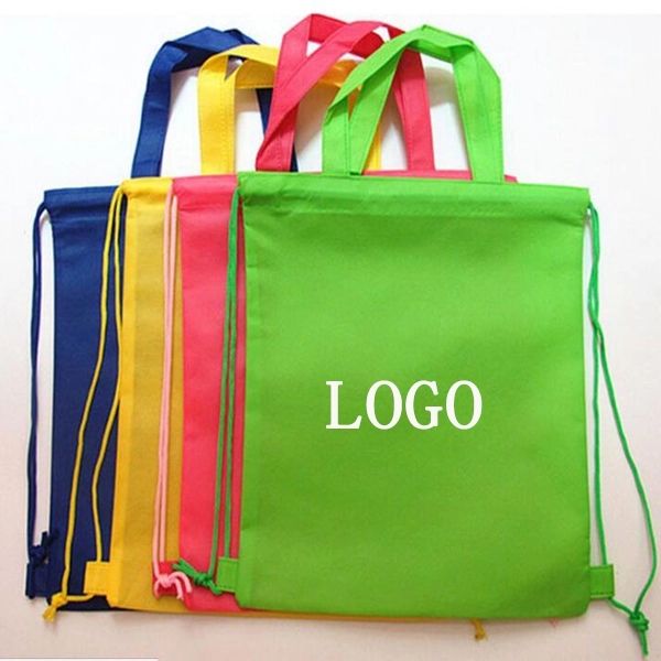 Non-woven Drawstring Bags With Handle 5