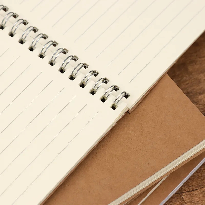 Soft Yellow Cover Spiral Notebook 4