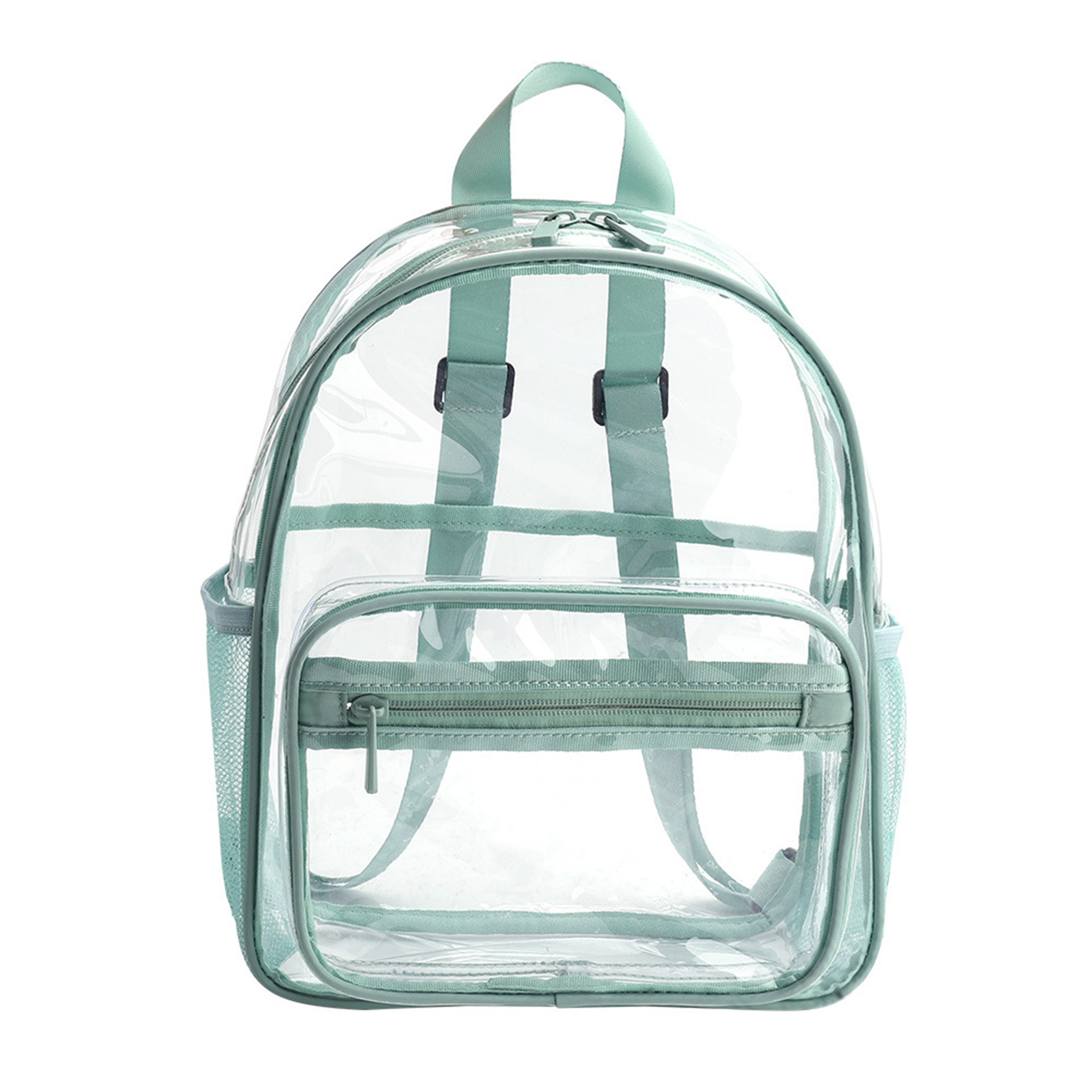 Clear PVC Mini Backpack Hand Held 9" x 5.5" x 11.8" 6