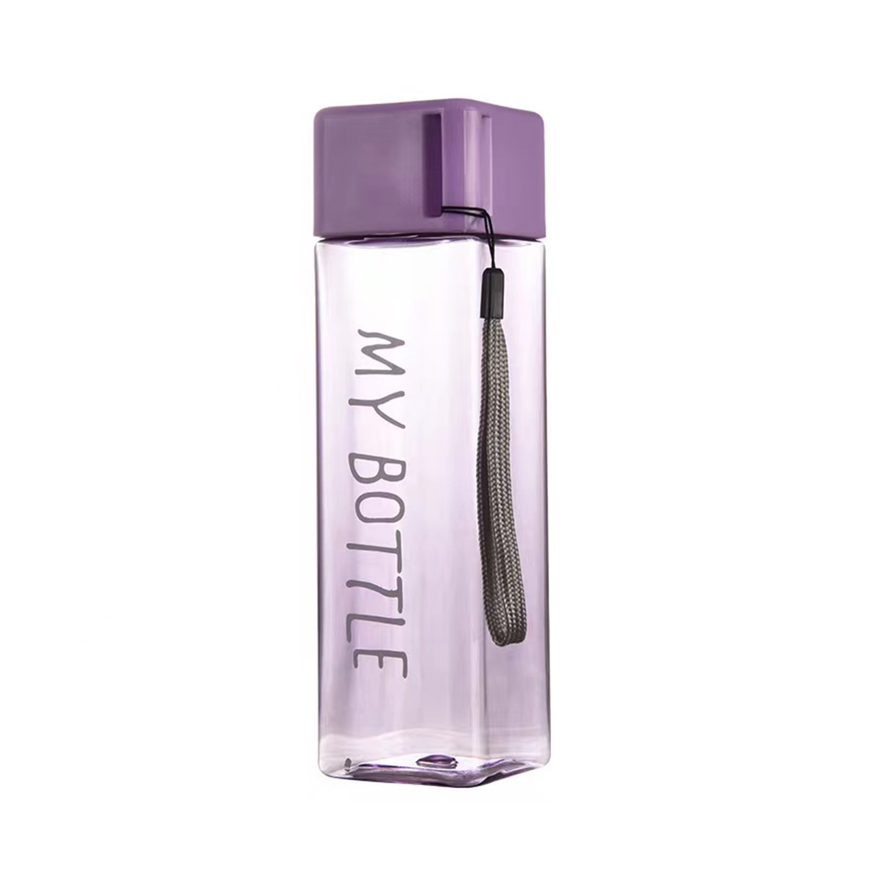 Square Plastic Clear Bottle 5