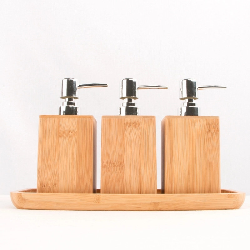 Natural Bamboo Soap Dispenser 4