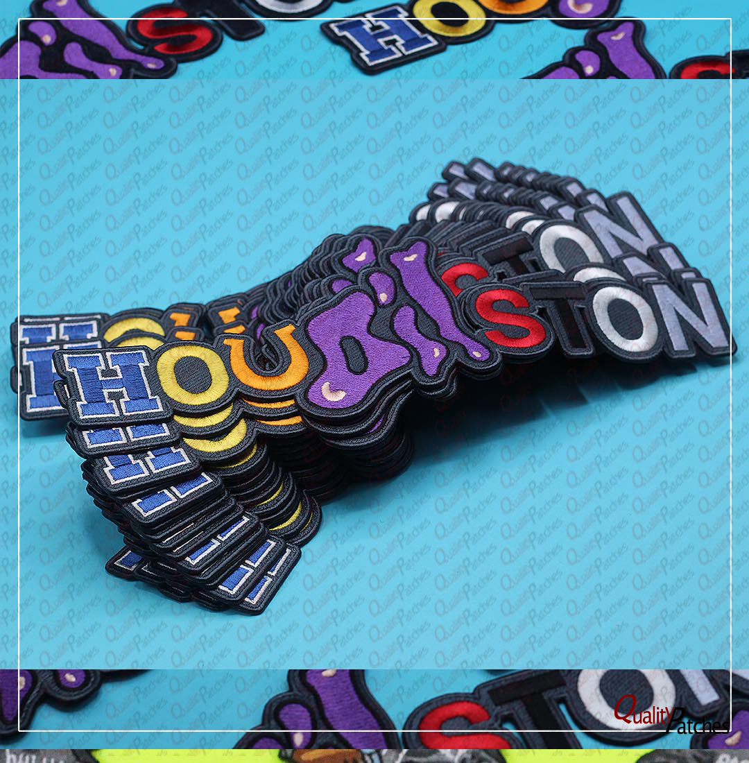 Custom Die Cut Embroidered Patches 53