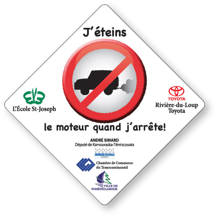 Baby on Board Sign .008 Vinyl Decal Static Face, 5" x 5", Full Colour