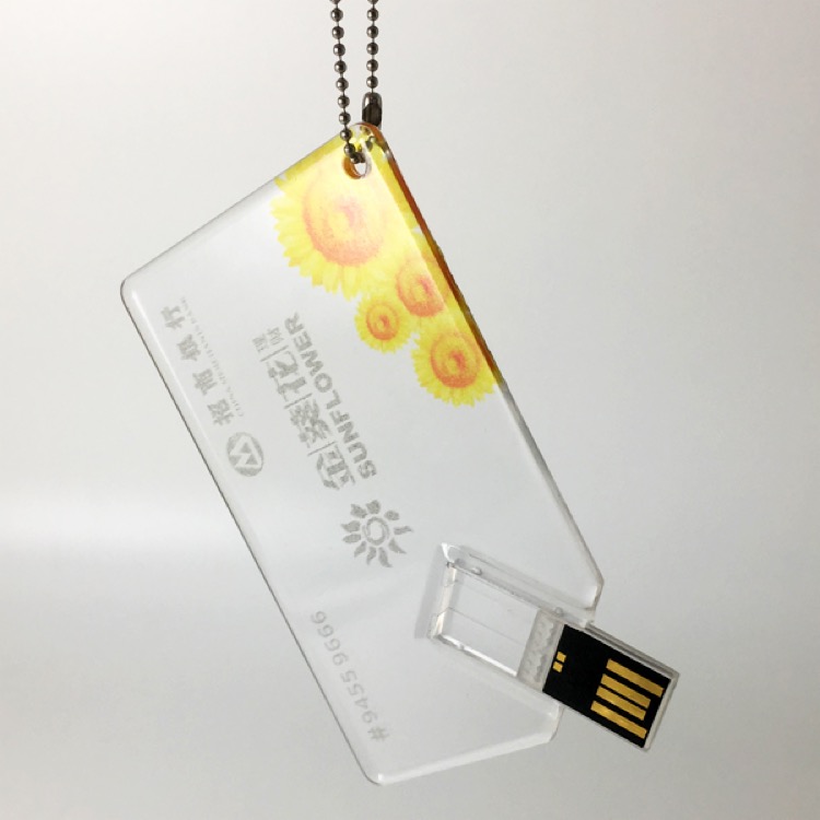 Crystal Clear USB Business Card 4