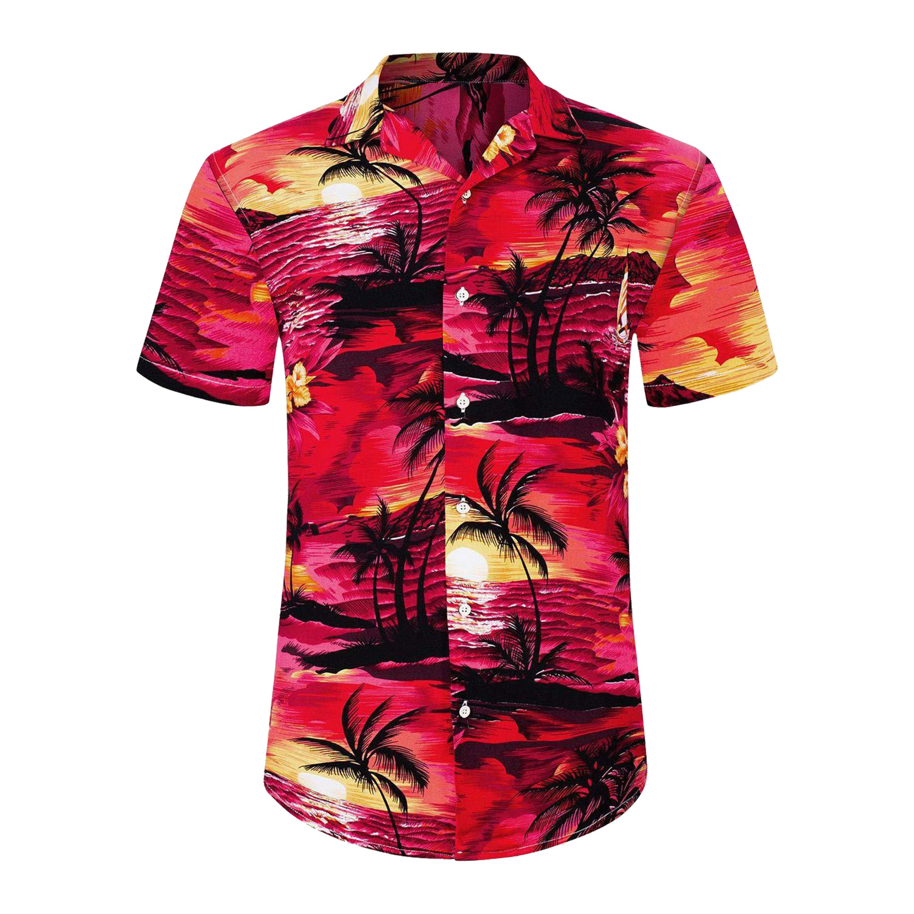 Mens Hawaiian Short Sleeve Shirt 16