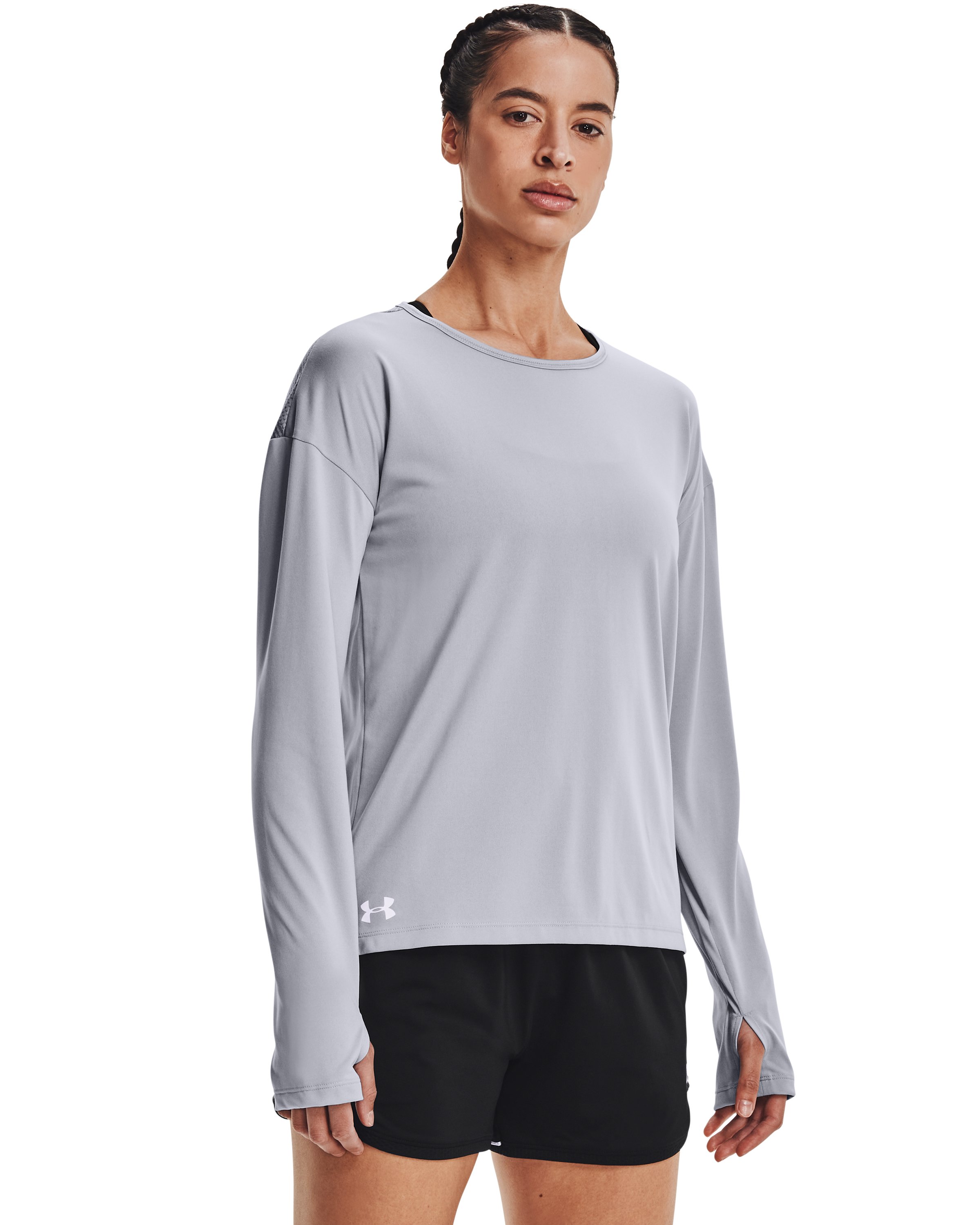 Women's UA Locker Emboss Long Sleeve  2