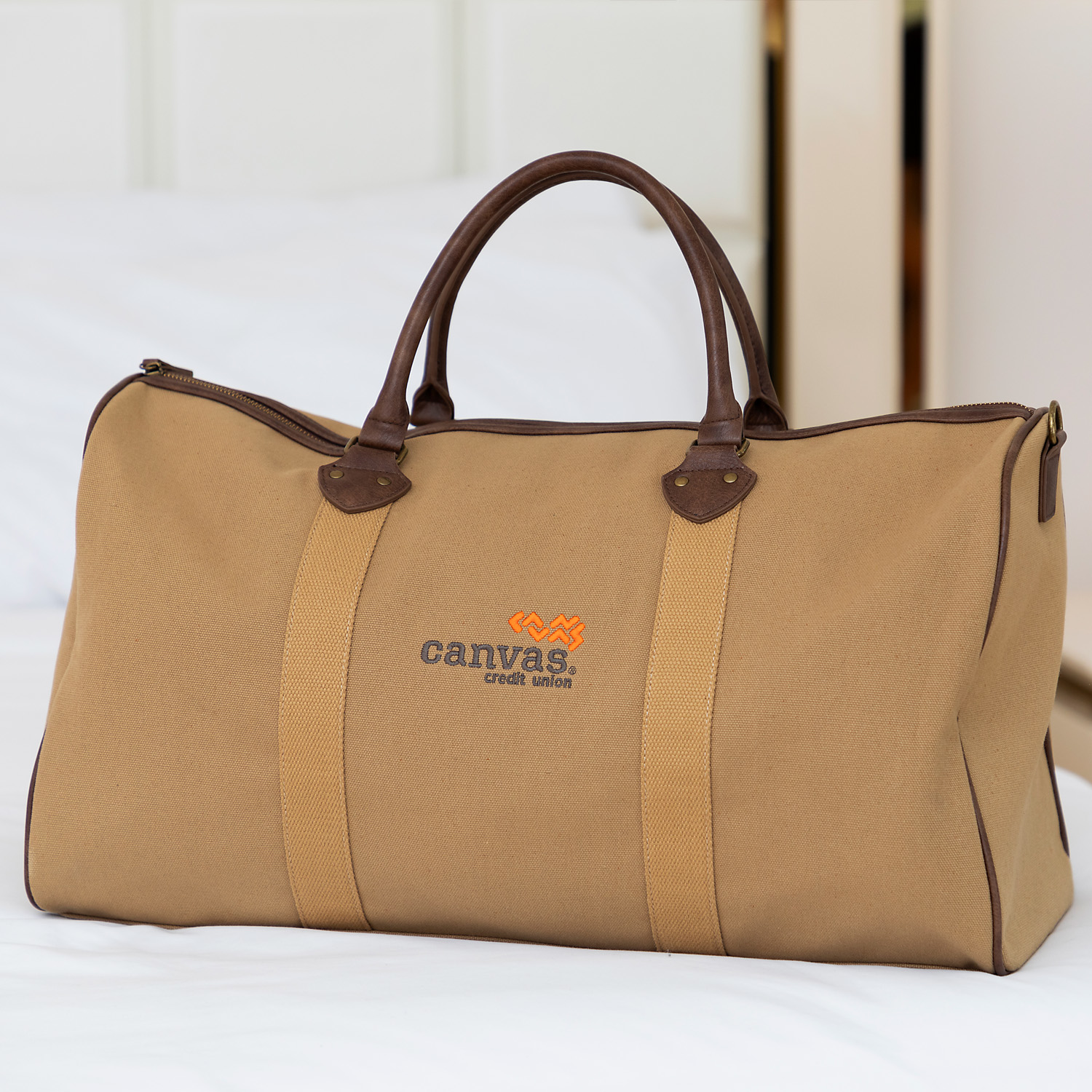 Touring Luxe Canvas Duffle Bag 1