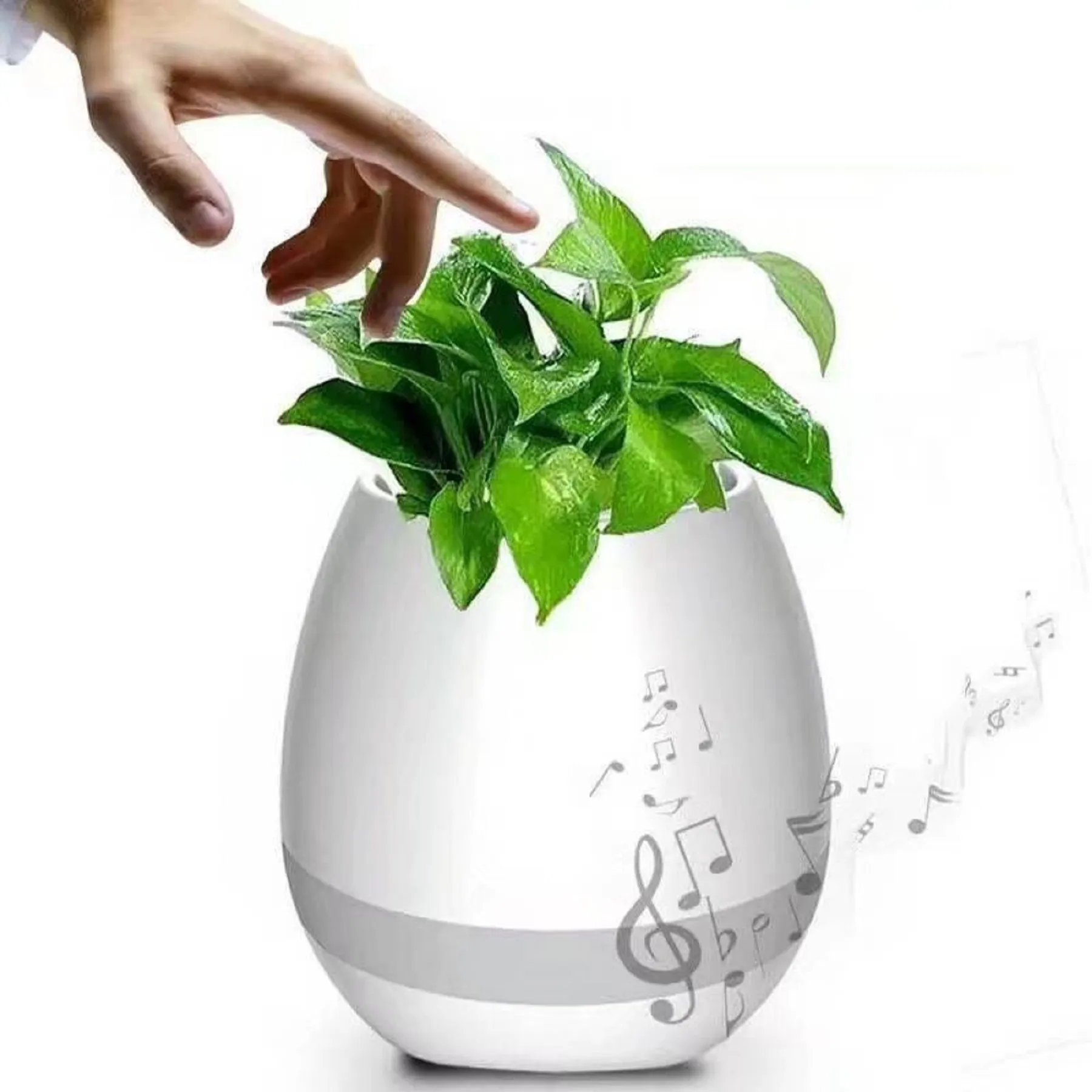 LED Music Flower Pot Wireless Speaker 3