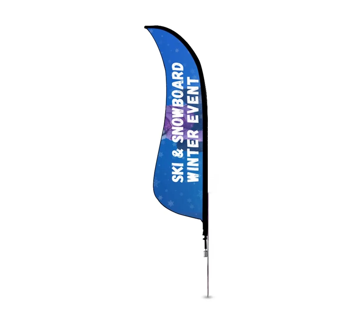 Shark Fin Flags, Single Sided Package (2.42ft x 6.67ft) 8