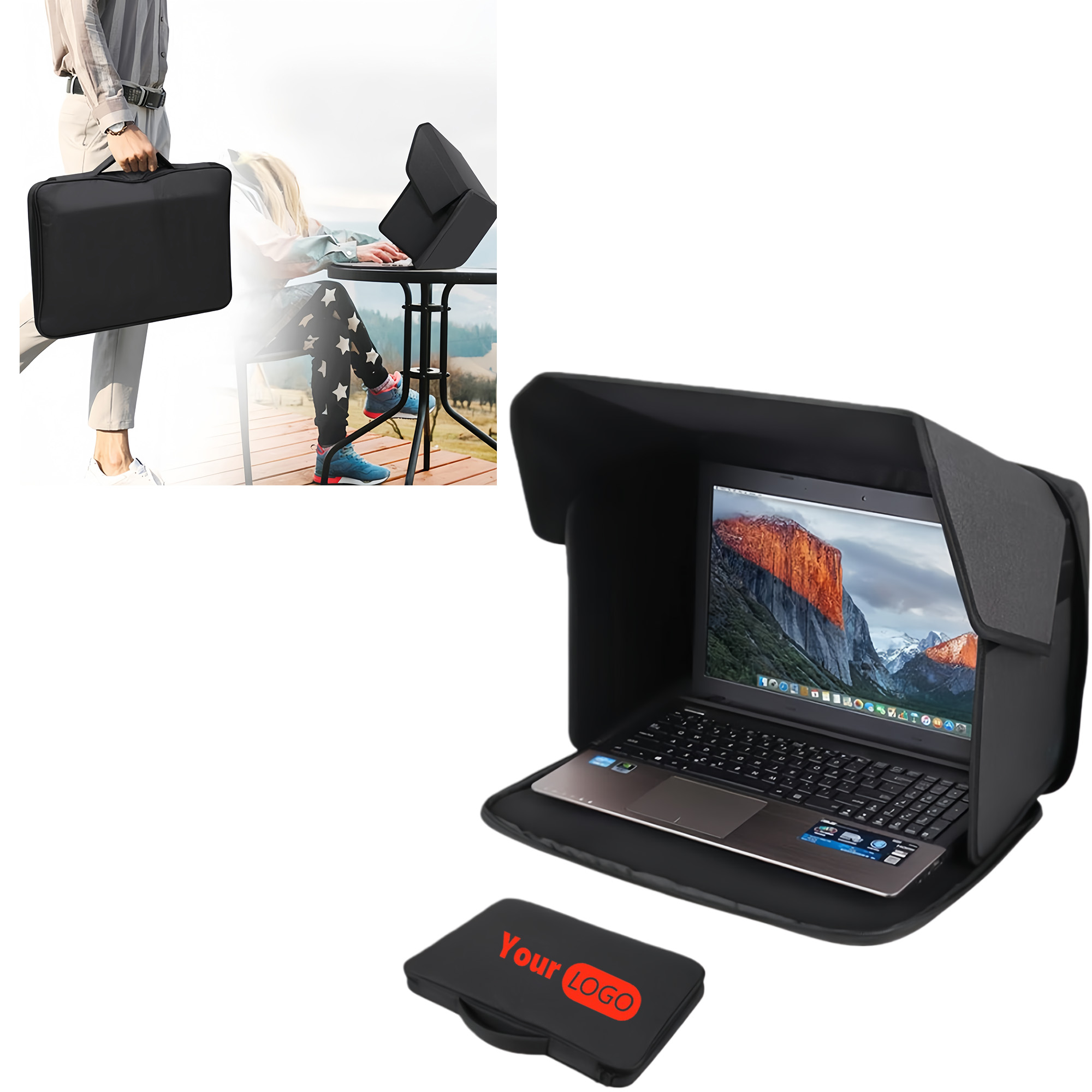 Outdoor Laptop Sunshade 2