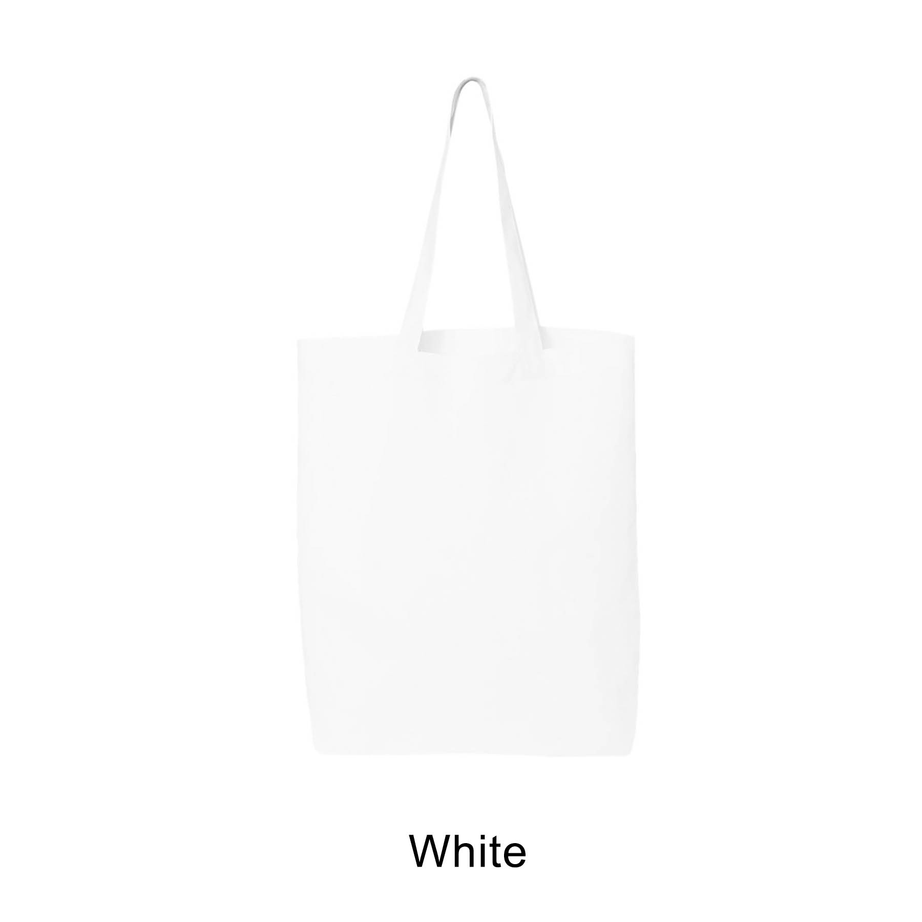 6 oz. 100% Cotton Canvas Tote Bag w/Bottom Gusset 22