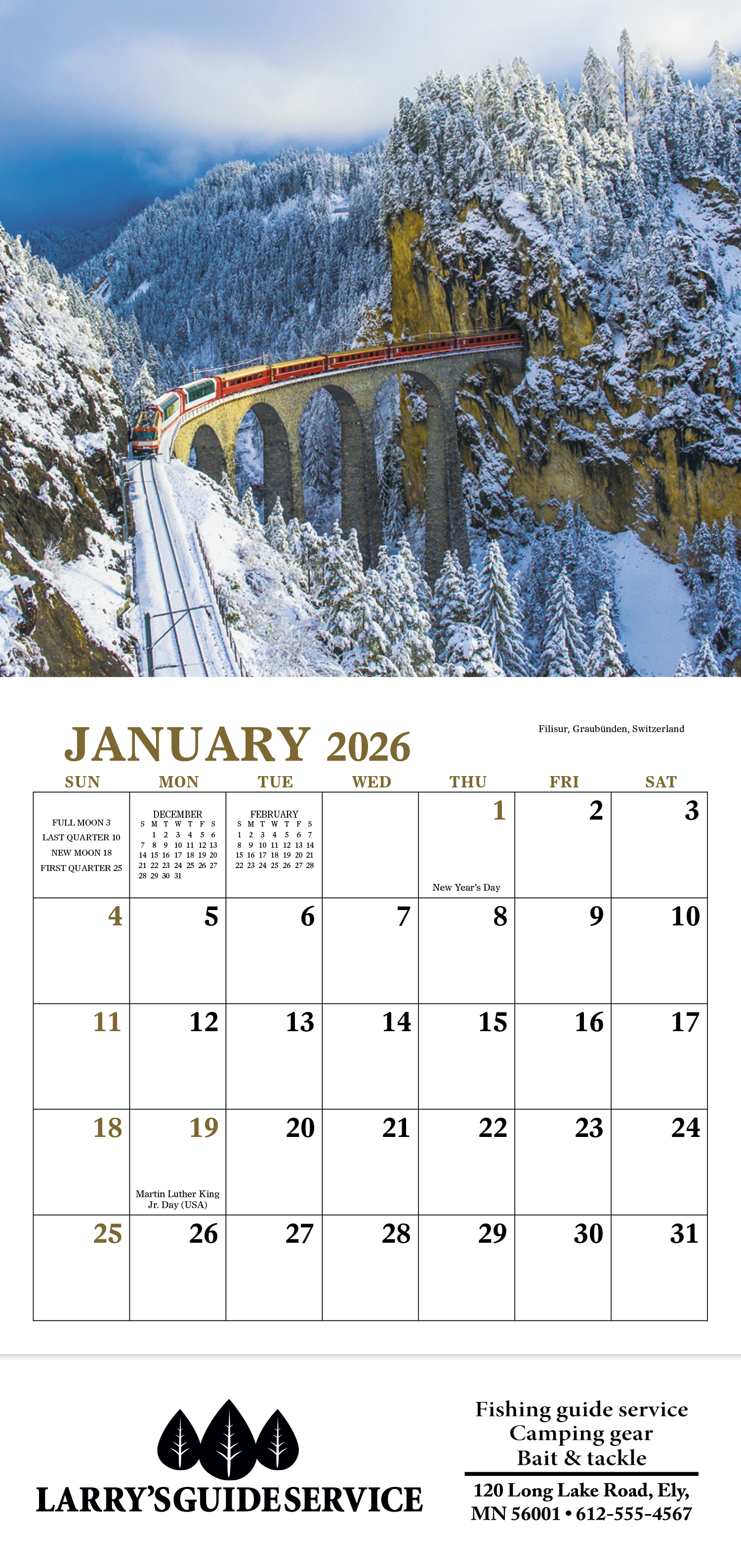 Good Value™ Glorious Getaways - Mini Calendar 7
