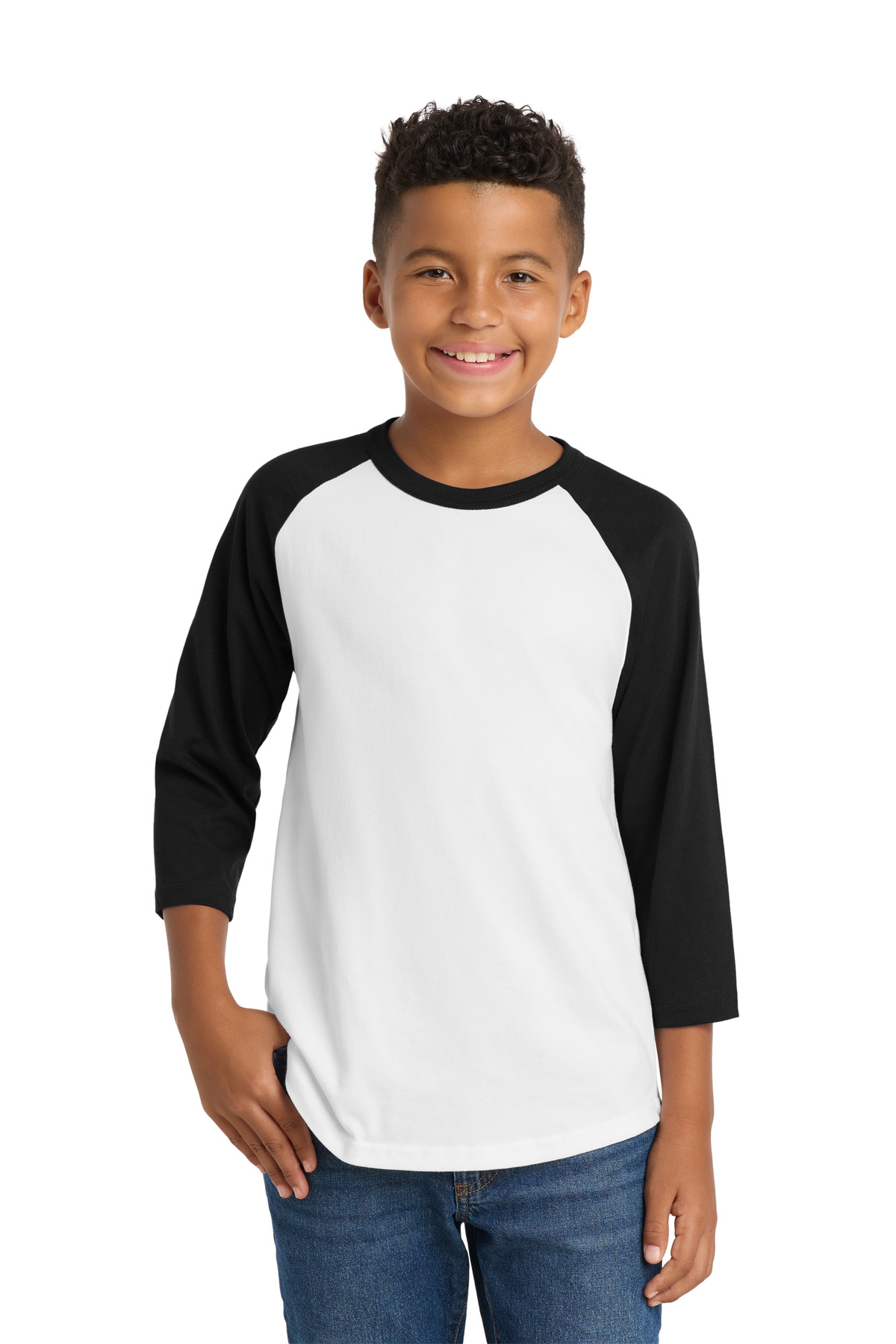 Sport-Tek Youth Colorblock Raglan Jersey. YT200 106
