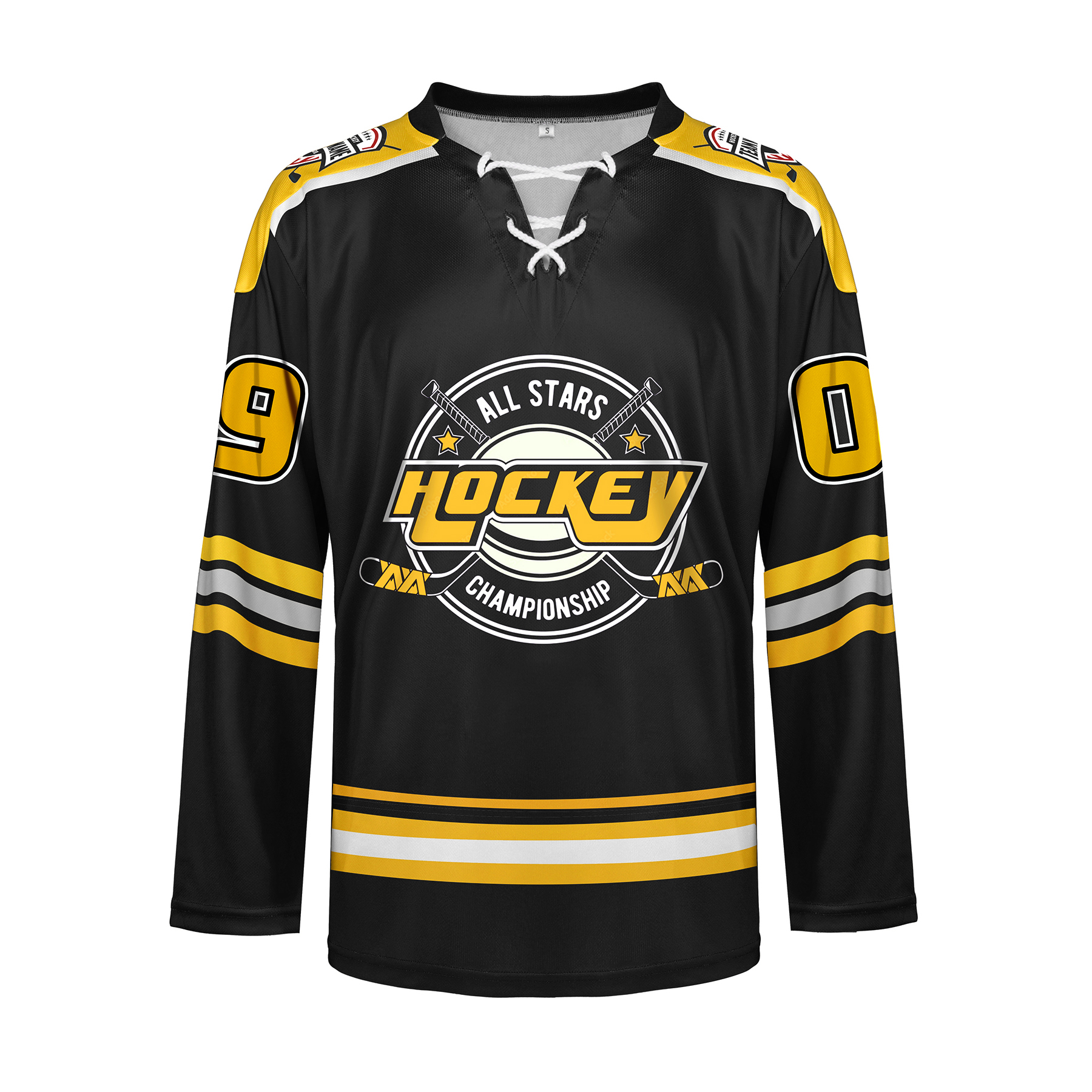 Custom Performance Personalized Ice Hockey Jersey W/Lace (Full Color Dye Sublimated) 2