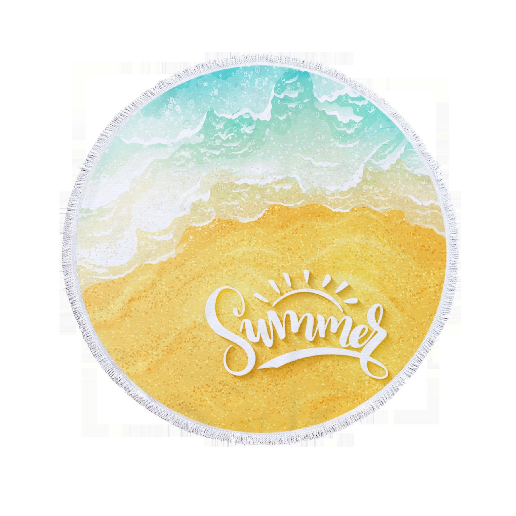 Quick Dry Beach Round Towel 3