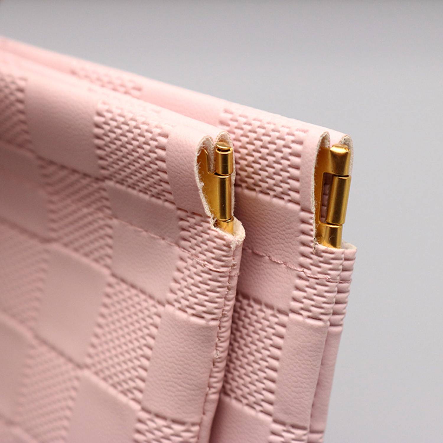 Travel Mini PU Makeup Bag with Snap Closure & Nylon Lining, custom luggage with logo imprint 12