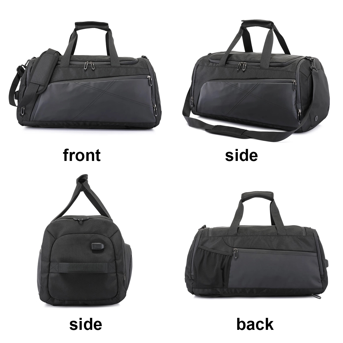 Duffle Bag With Usb Port 4