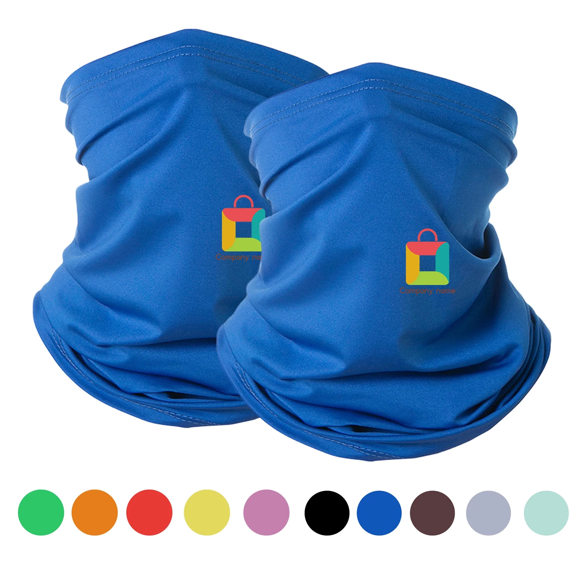 MOQ50 Sublimation Ice Silk Mask Scarf Headscarf 3