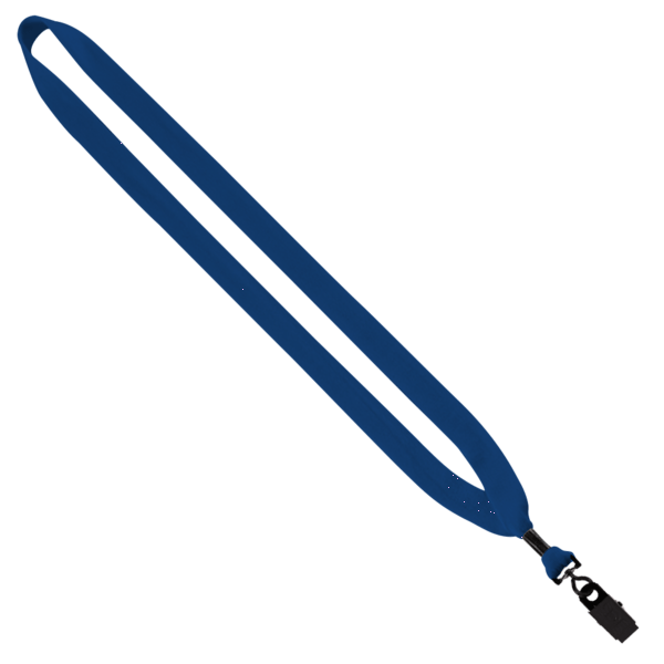 3/4" Cotton Lanyard with Metal Crimp & Split-Ring 31