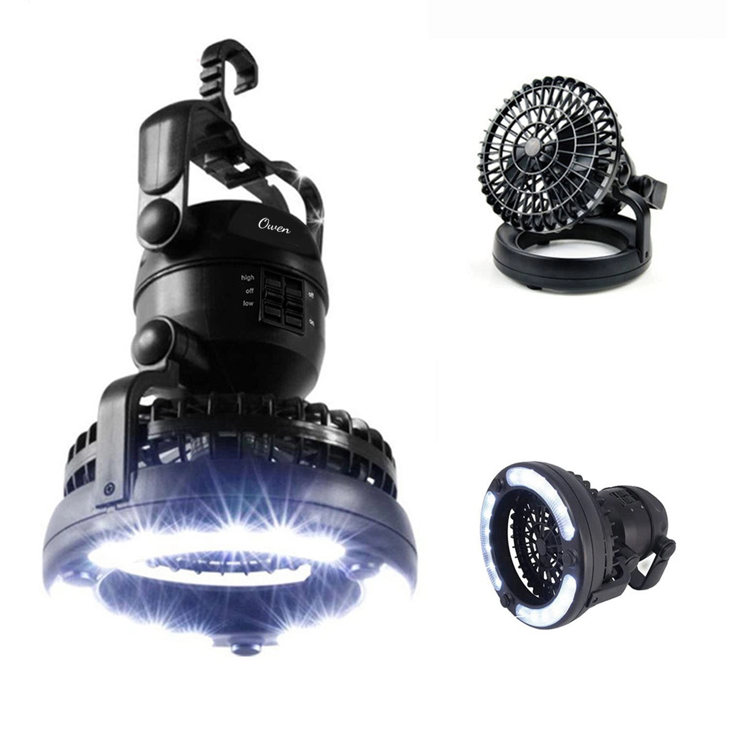 Camping Fan With Led Light 7